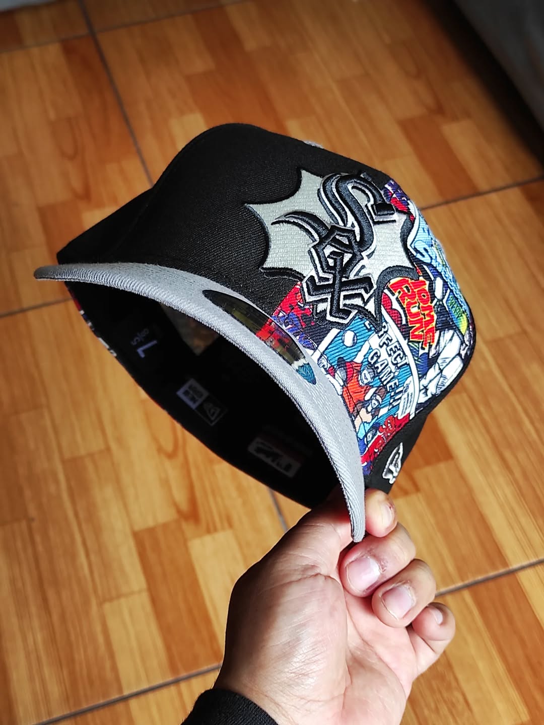 Gorra ajustada 59FIFTY Chicago White Sox New Era 2025 MLB Diamond Hero Edition - Negro/Gris