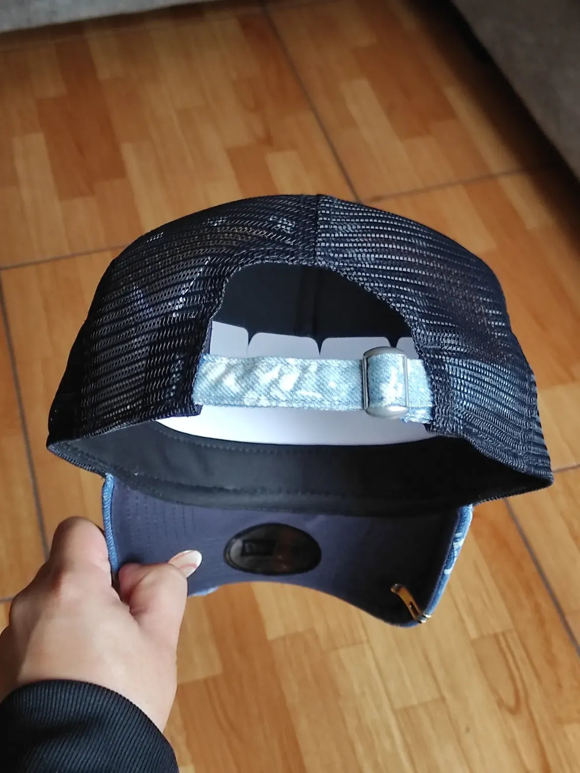 New Era New York Yankees Splash denim 9FORTY A-FRAME Snapback