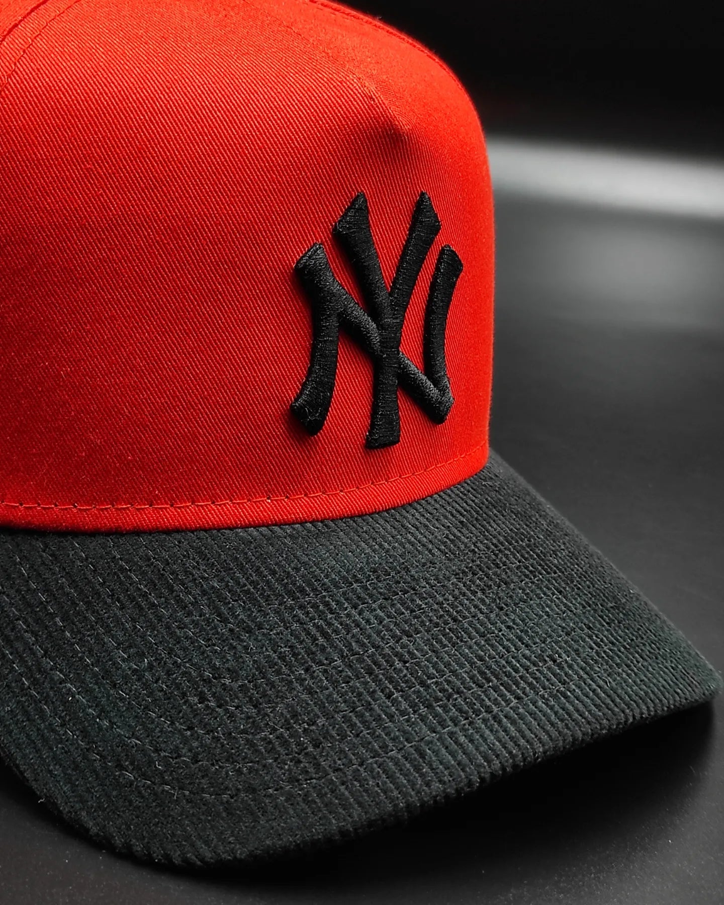 New Era New York Yankees naranja/negro🎃 Gorra Snapback aframe de pana 9forty