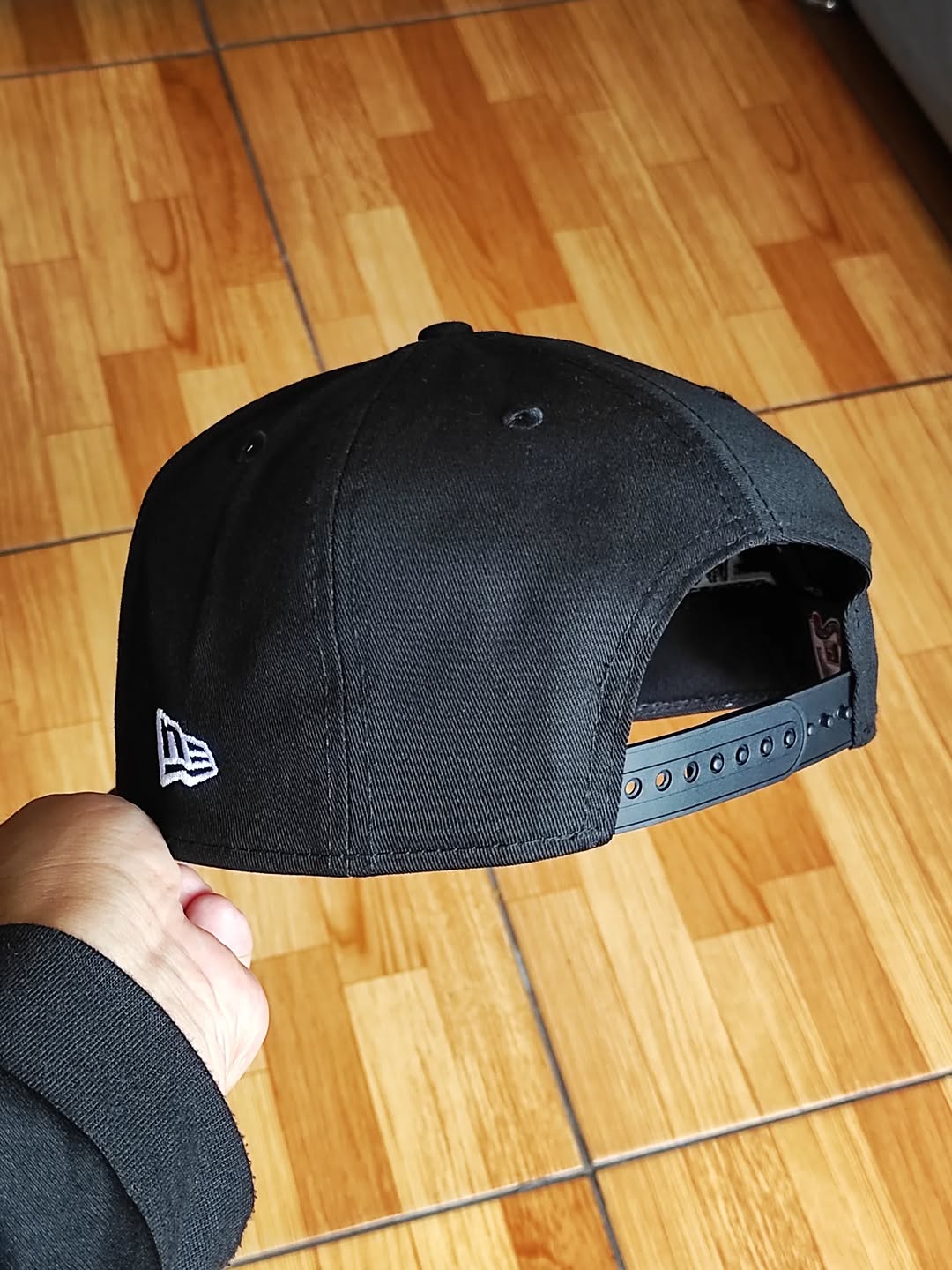 Gorra negra ajustable 9FORTY A-FRAME Snapback con el logo gótico de los Detroit Tigers de la nueva era