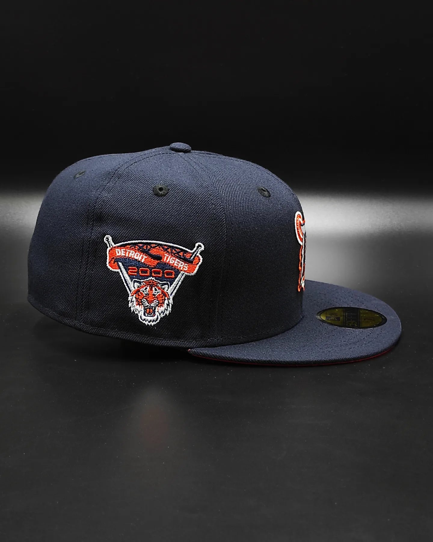 Gorra ajustada 59fifty New Era Detroit Tigers edición naranja marino 2000