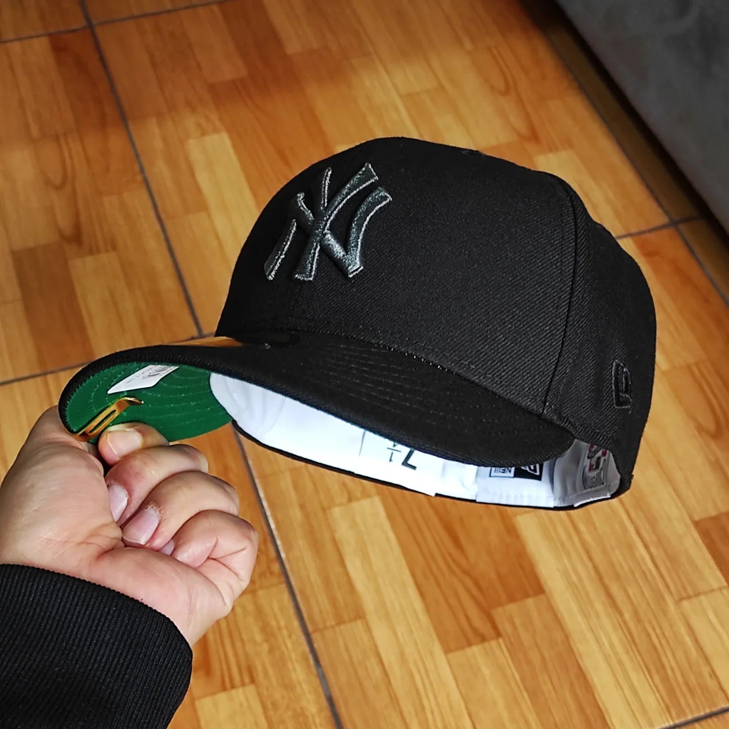 Gorra ajustada New Era New York Yankees World Series 1999 Liquid Titanium Edition 59Fifty