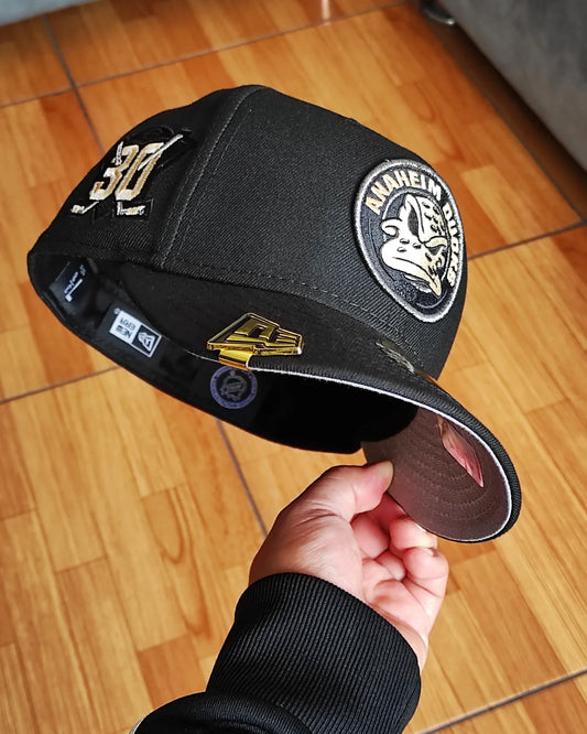 Gorra New Era Anaheim Ducks 30th Anniversary Black Prime Edition 59Fifty Ajustada