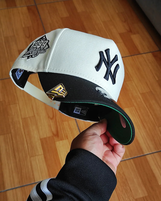 New Era New York Yankees Serie Mundial 1999 Chrome black 9 cuarenta A-FRAME