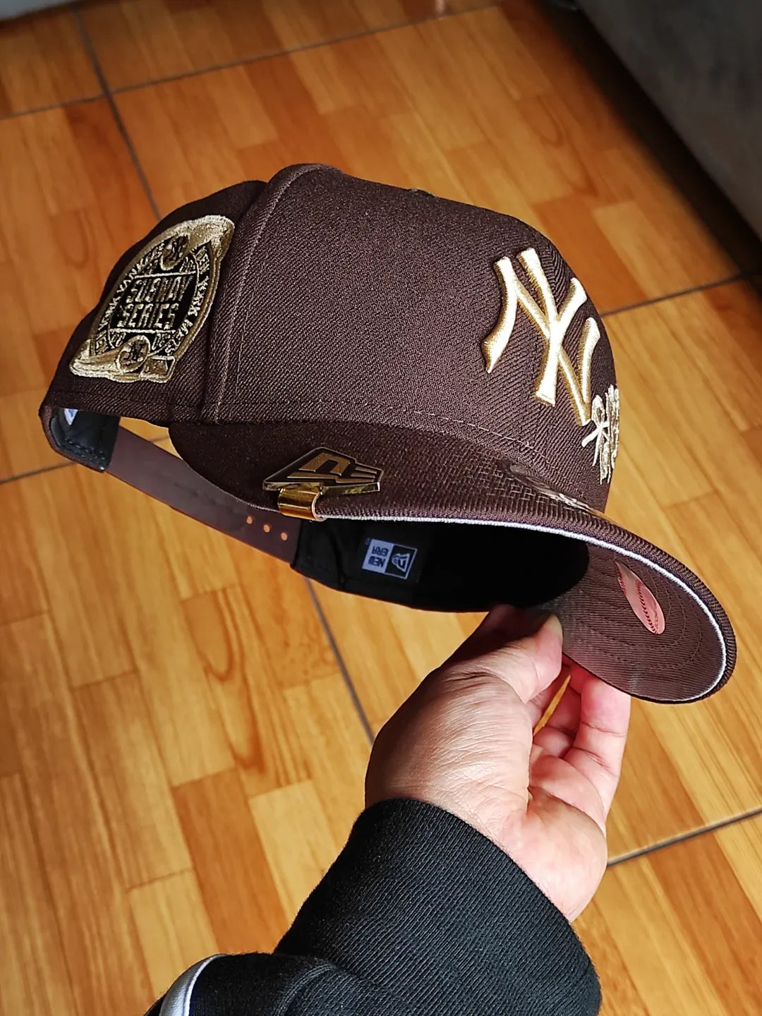 New Era New York Yankees Subway Series gorra snapback 9FIFTY marrón rosado