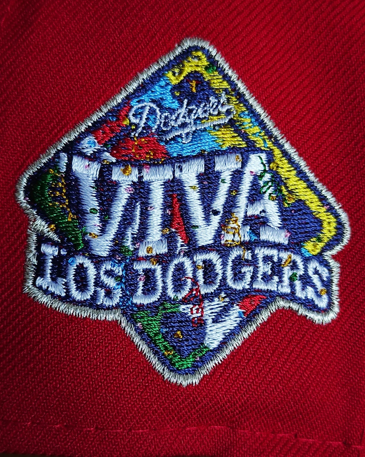 Gorra ajustada New Era Los Angeles Dodgers Viva Roja edición 59fifty