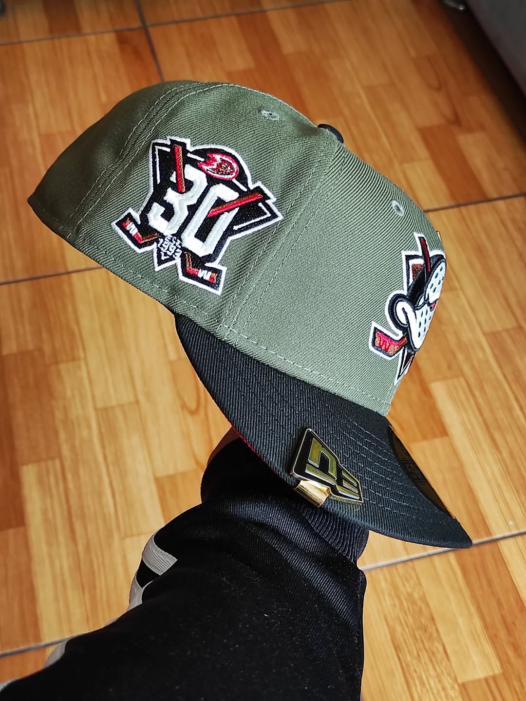 Gorra New Era 59Fifty del 30 Aniversario de los Anaheim Ducks