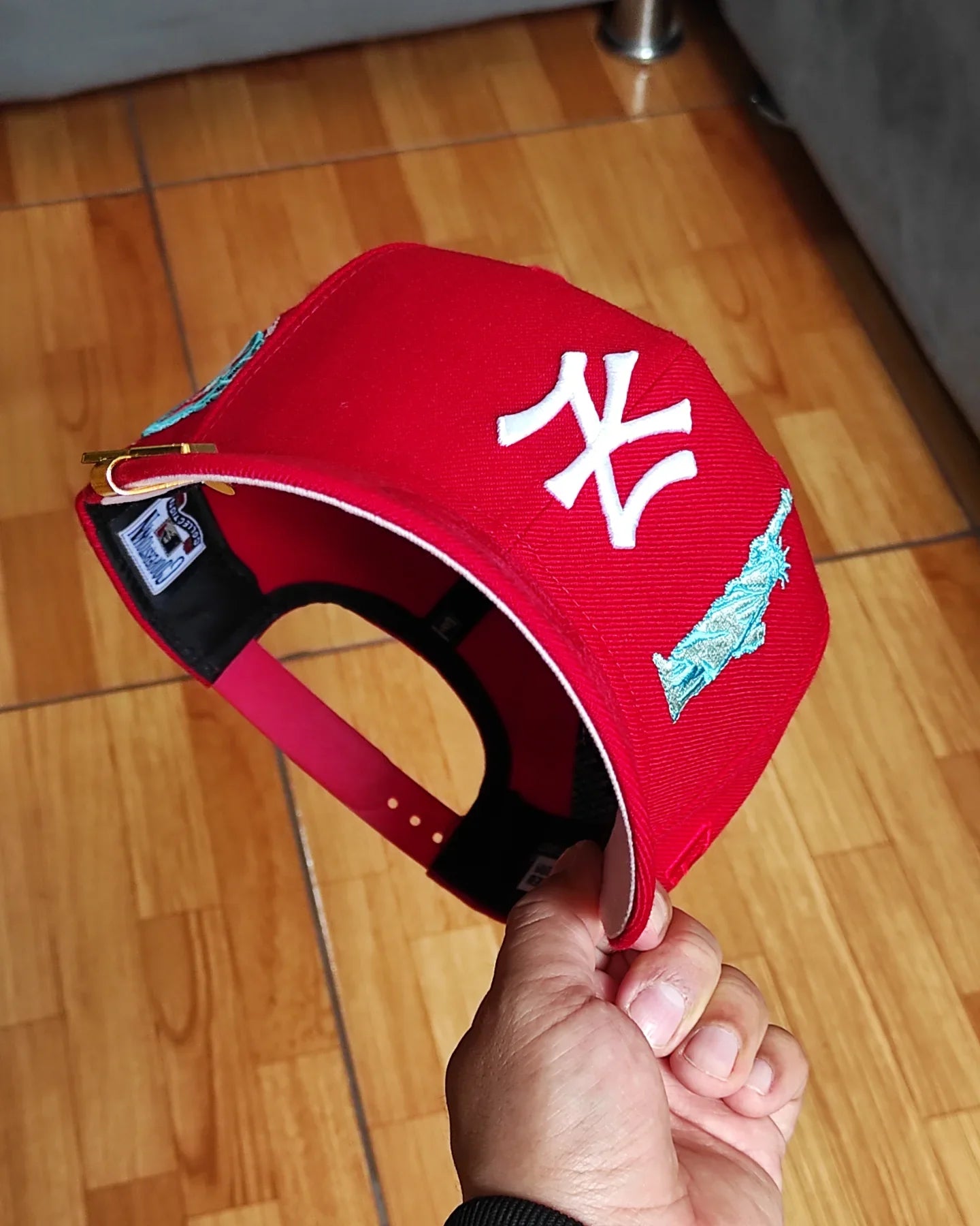 New Era New York Yankees 100 Aniversario Colección Liberty 🗽 9FIFTY Snapback - Rojo