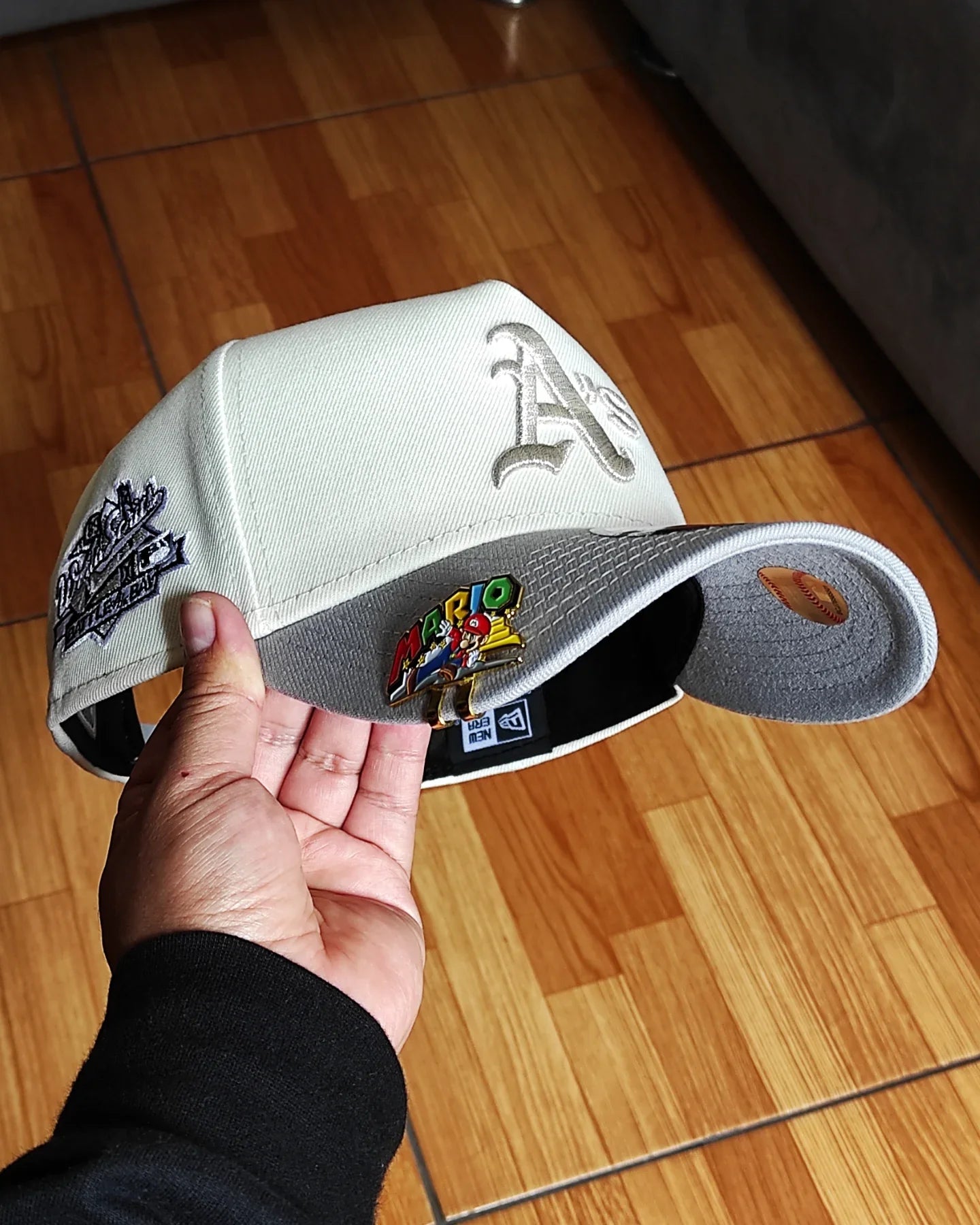 Gorra New Era Oakland Athletics World Series 1989 Metallic Chrome Two Tone A Frame 9Forty Snapback