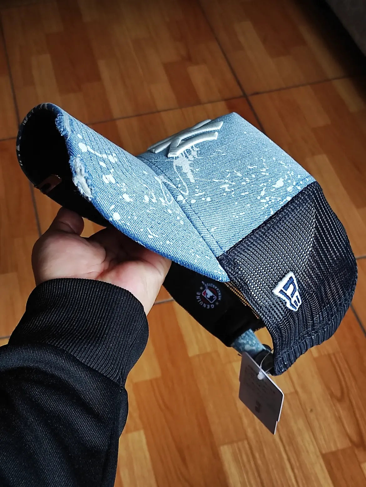 New Era New York Yankees Splash denim 9FORTY A-FRAME Snapback