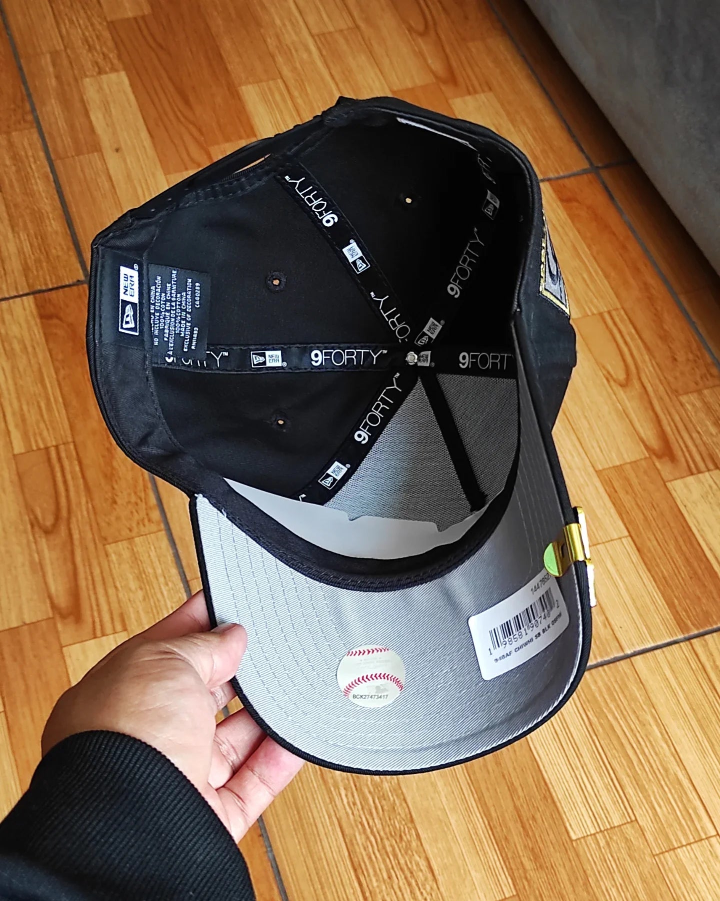 New Era White Sox ✨negro lujo 9FORTY A-FRAME