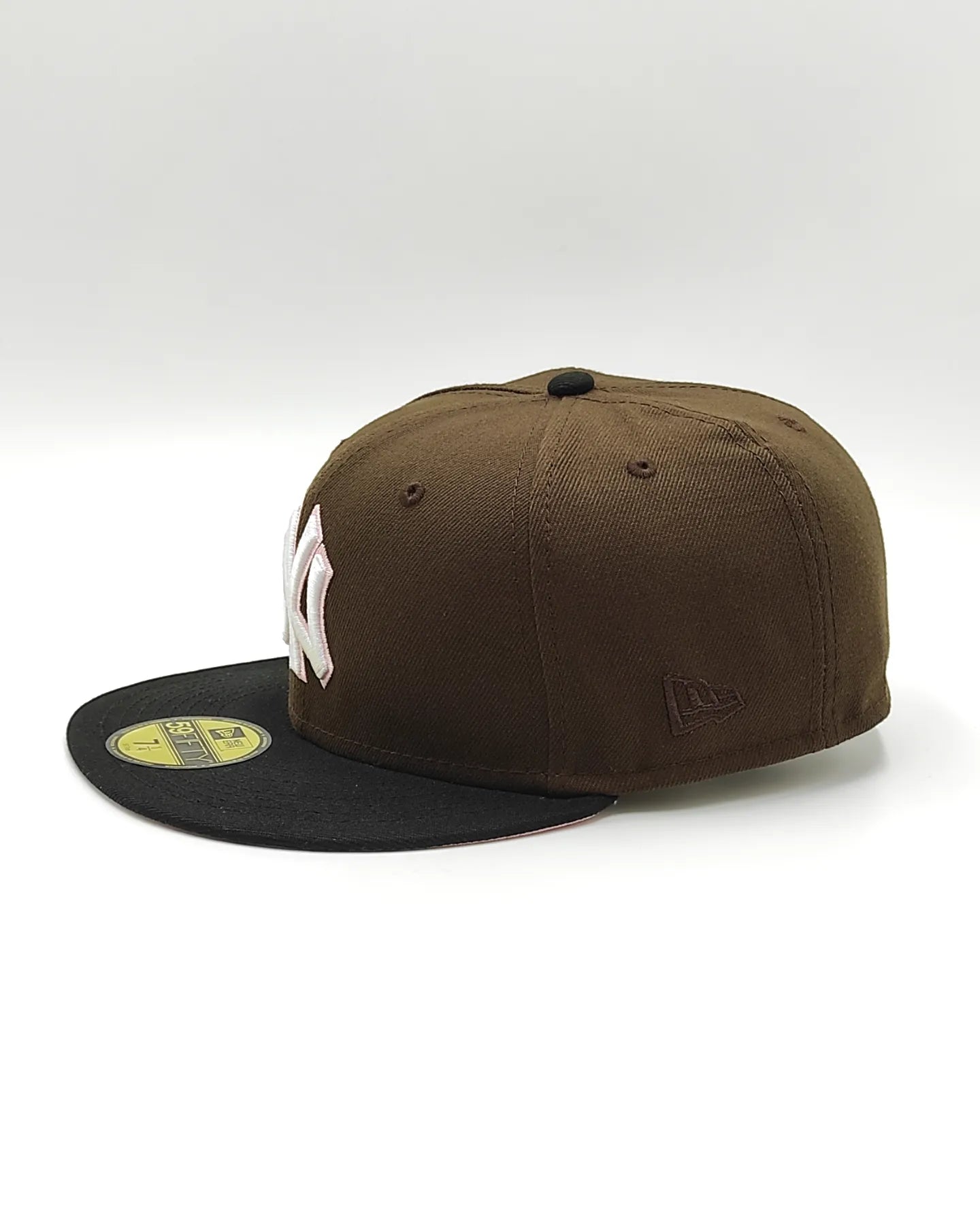 Gorra ajustada 59fifty New Era New York Yankees, edición bicolor marrón, temporada inaugural 2009