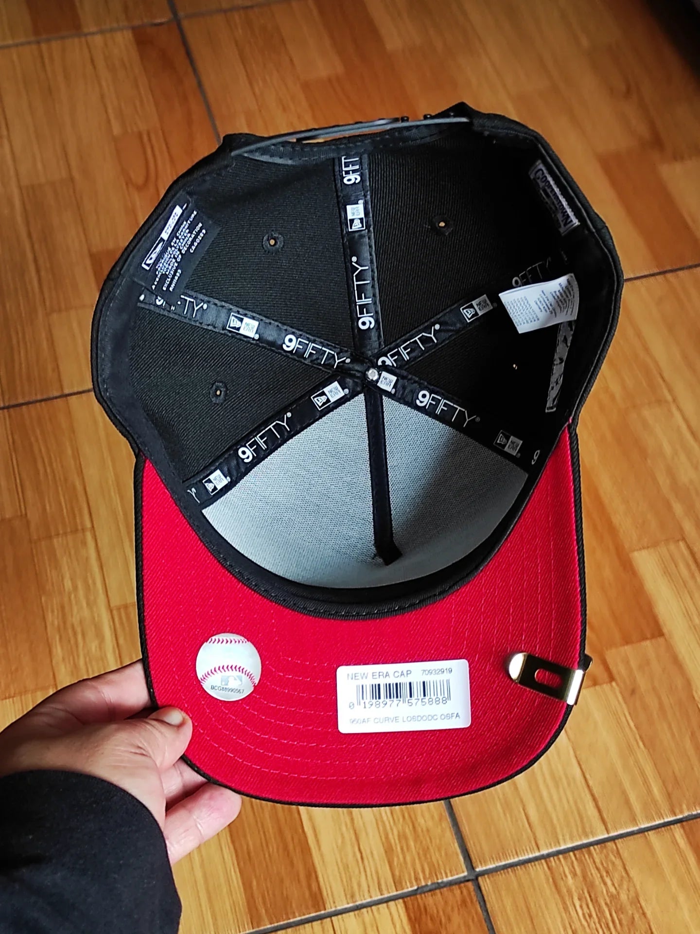 Gorra Snapback 9Fifty A Frame New Era Los Angeles Dodgers 50 Aniversario Blackout Red Prime Edition