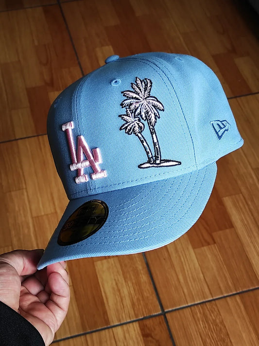New Era Los Angeles Dodgers 🌴 🌮 azul cielo 59FIFTY