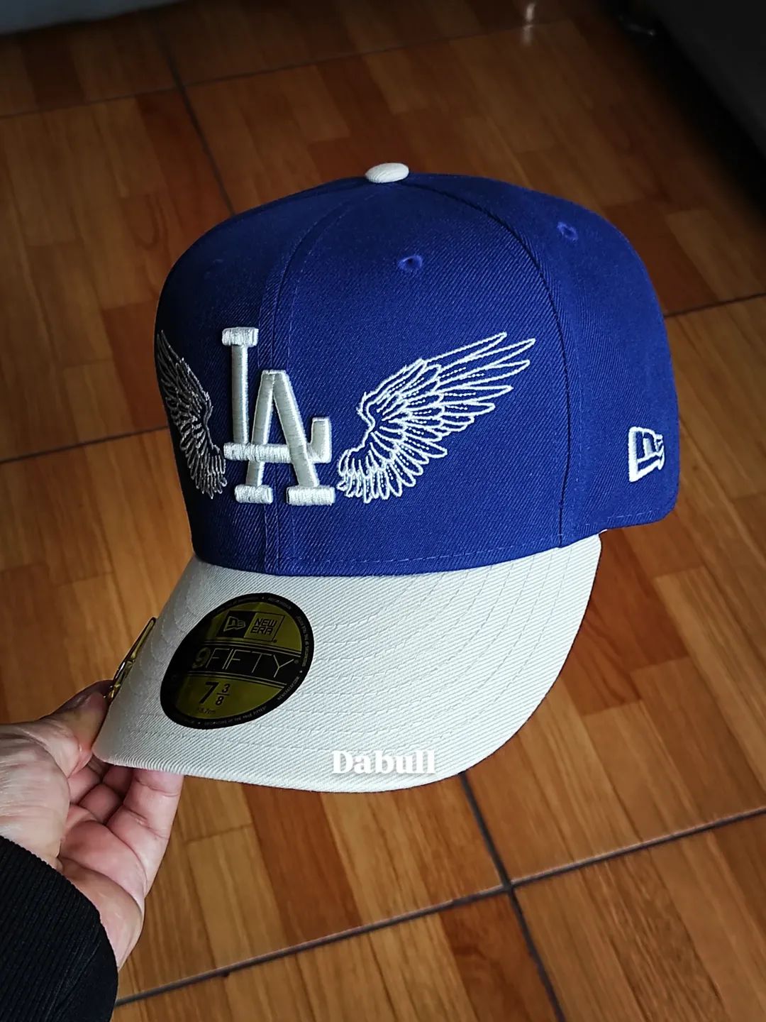 Gorra LA Dodgers MLB Team Wings 59FIFTY Ajustada Azul Marino