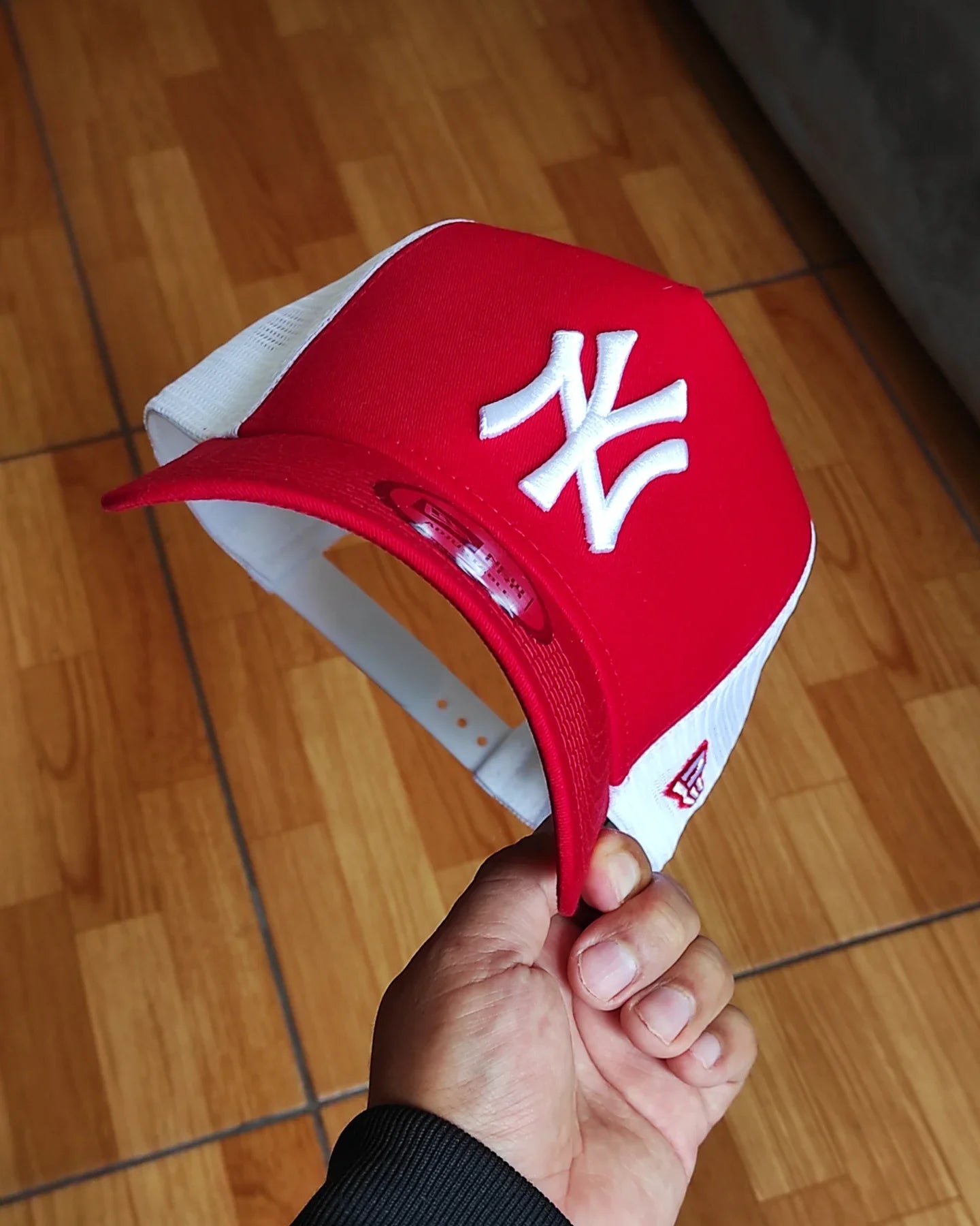 New Era Los New York Yankees Roja y Blanca Trucker a-frame