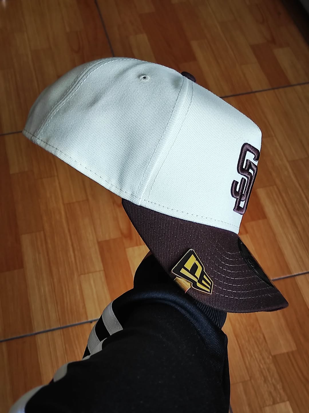 San Diego Padres "Pink Satin Hearts Walnut" 9FORTY A-Frame Snapback