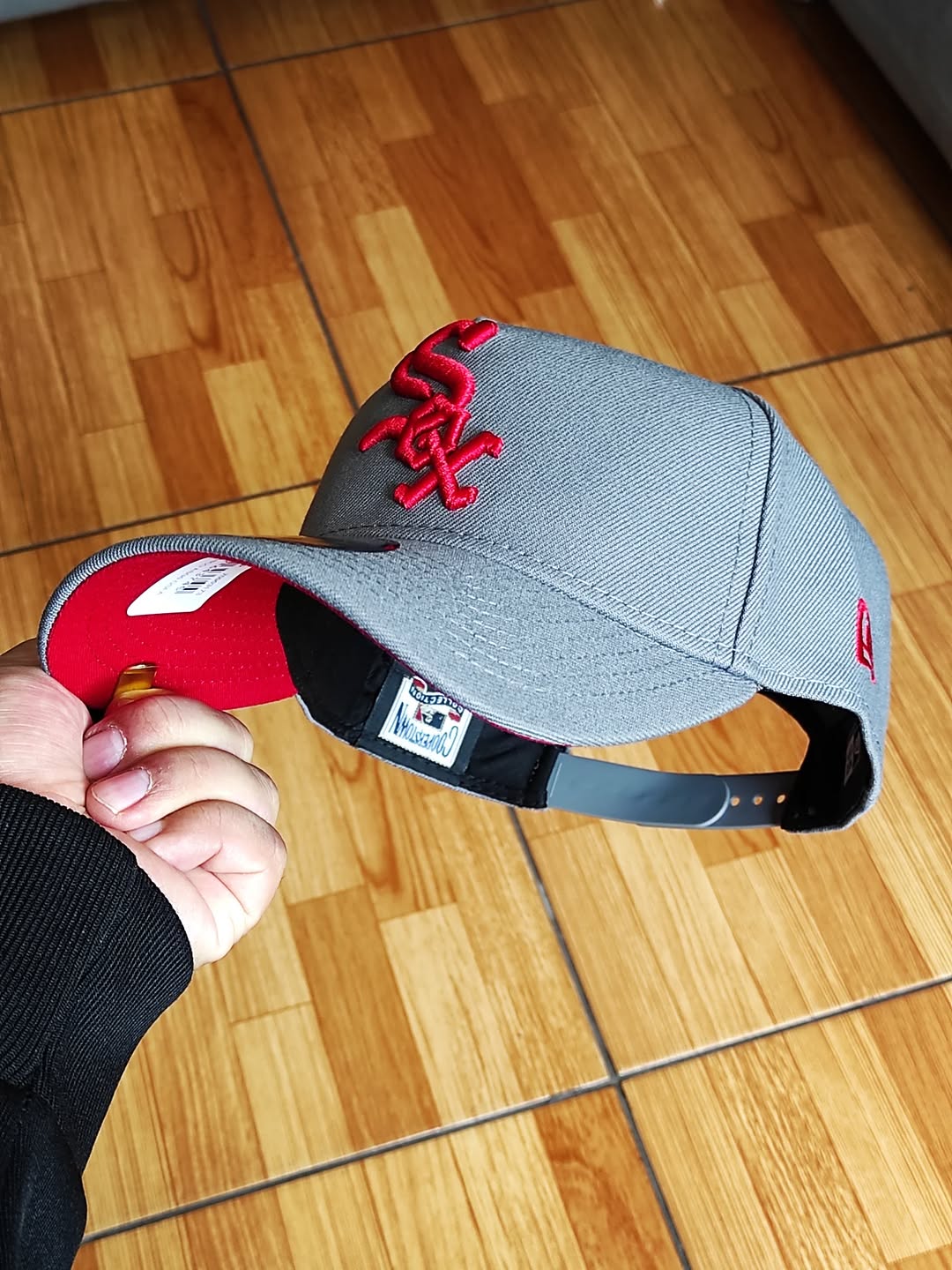 Gorra New Era White Sox All Star Game gris roja 9Forty A Frame Snapback