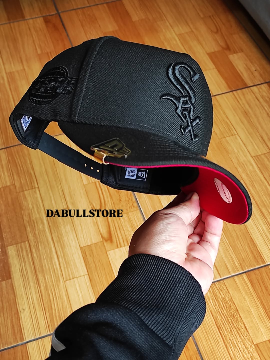 Gorra New Era Chicago White Sox World Series negra y roja 9FIFTY SNAPBACK