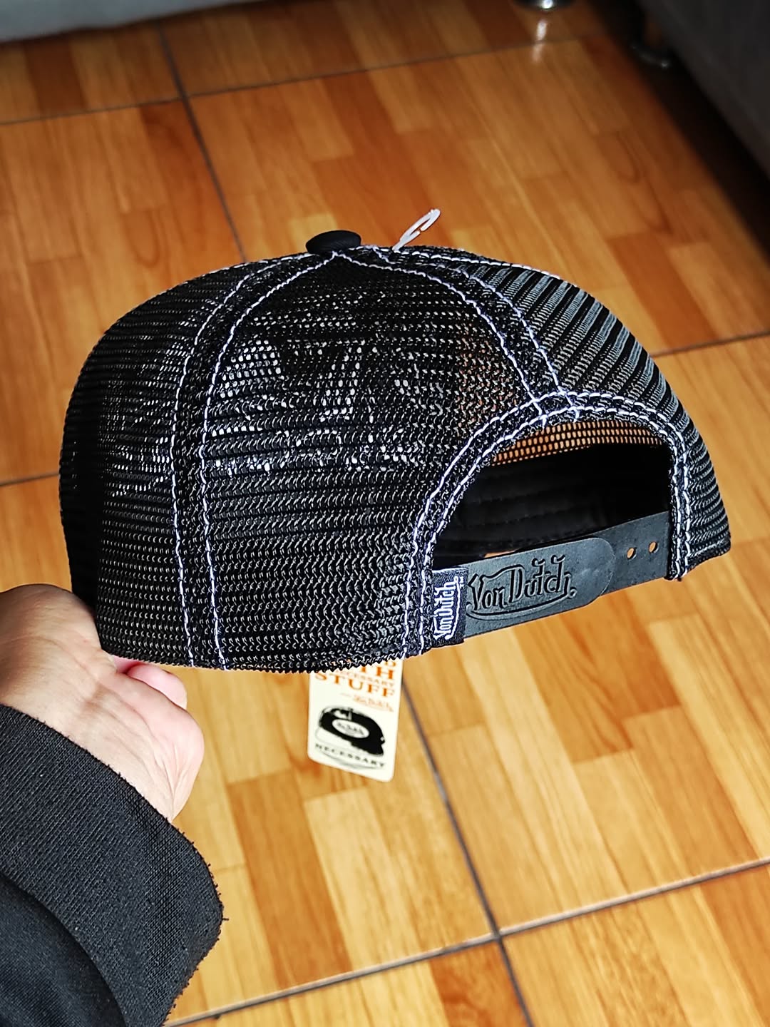 Gorra estilo camionero negra Dutch Jax