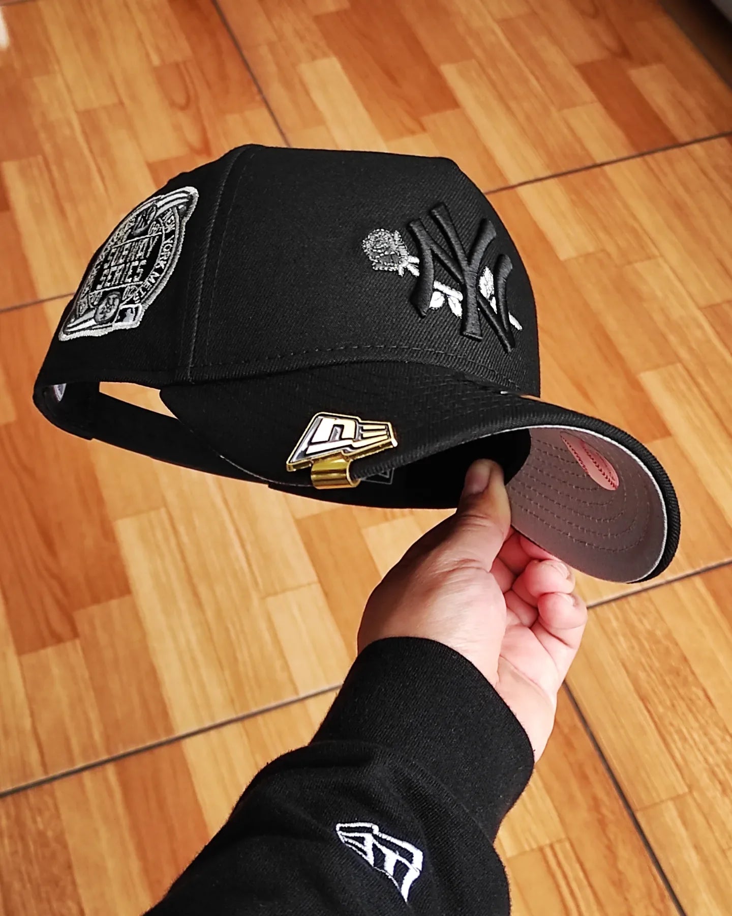 New Era Gorra Negra New York Yankees Rose Subway Series 2000 9Forty A Frame Snapback