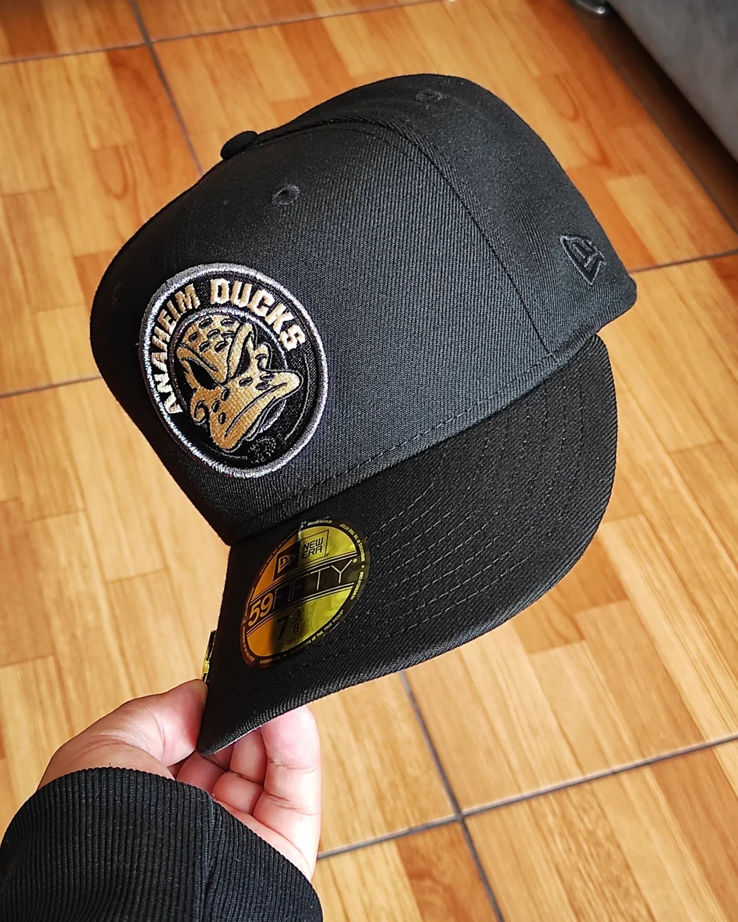 Gorra New Era Anaheim Ducks 30th Anniversary Black Prime Edition 59Fifty Ajustada