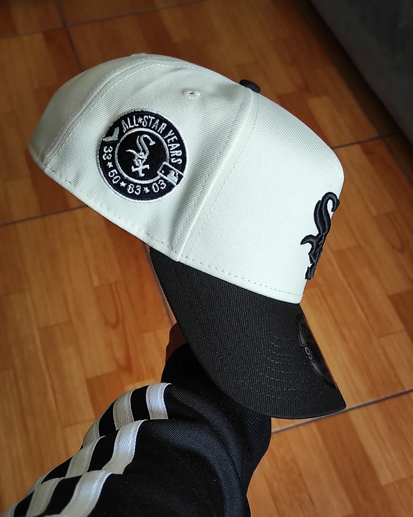 New Era Chicago White Sox Chrome negro 9 FORTY A-FRAME