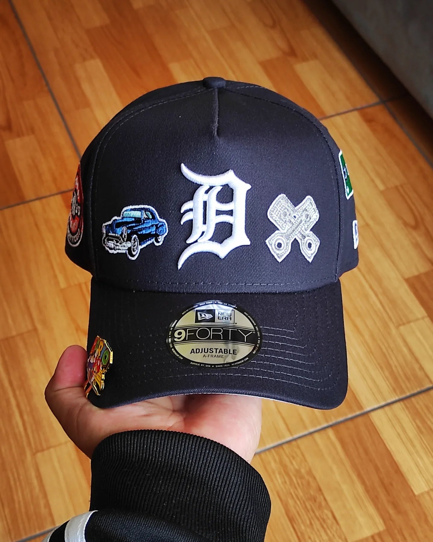 New Era Detroit Tigers ciudad transt 🚦🚙 azul marino 9 forty A-FRAME