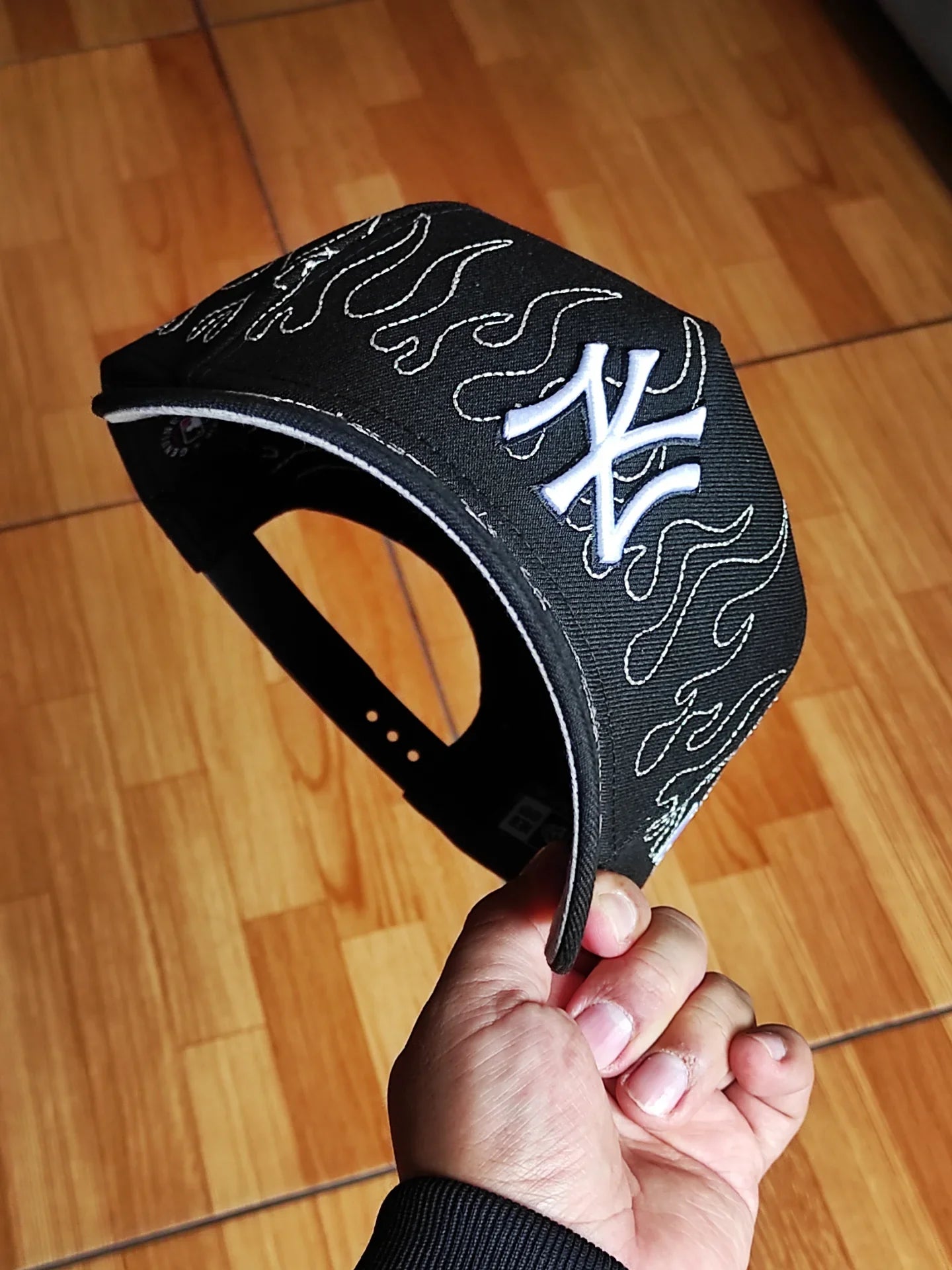 New Era New York Yankees llama negra 9 FORTY A-FRAME