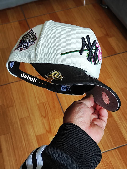 Gorra Snapback 9FIFTY A-Frame New Era New York Yankees World Series 1999 Chrome Black