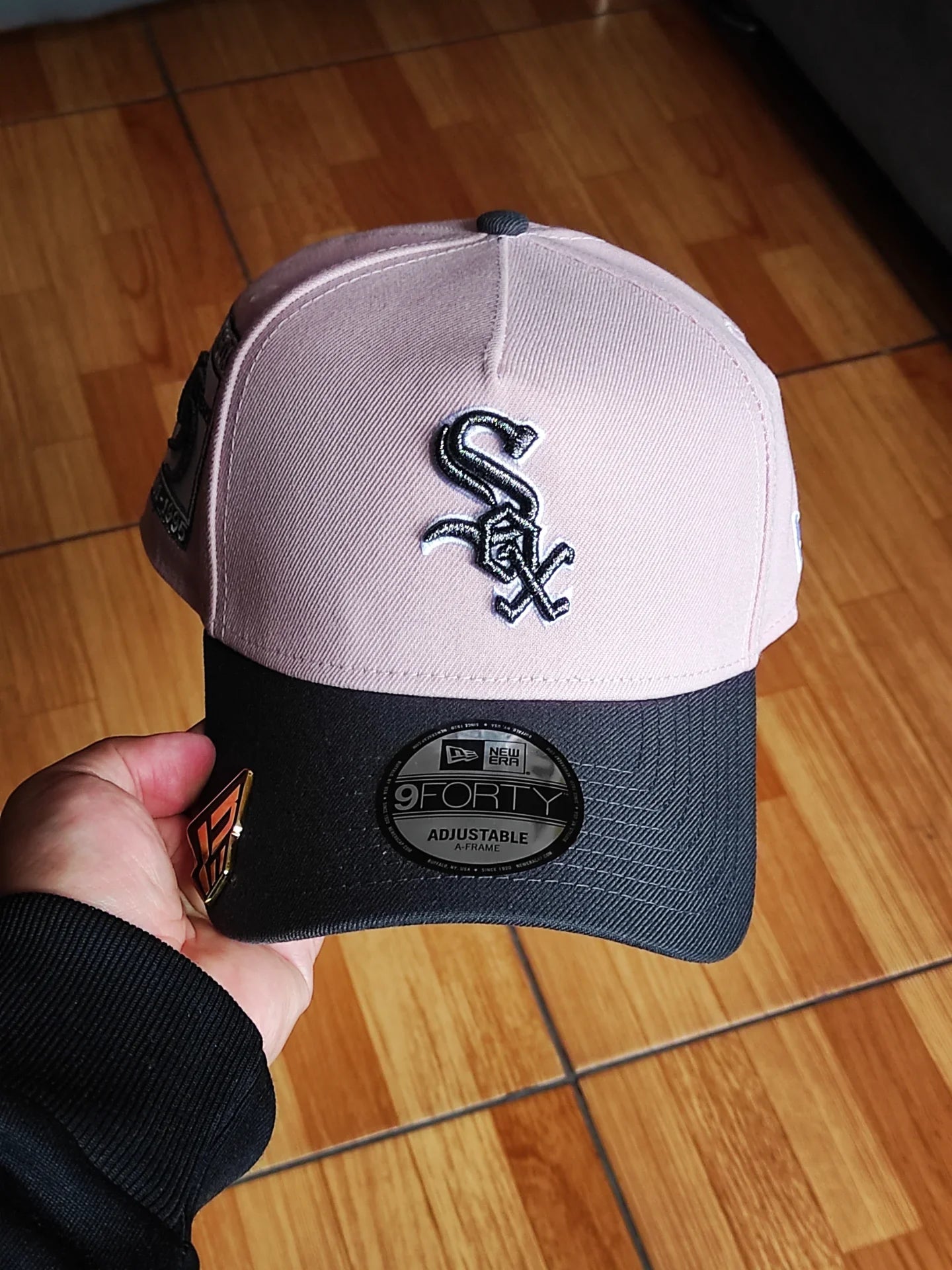 Gorra Snapback A-Frame 9Forty New Era con Parche Lateral de los Chicago White Sox 95 Años