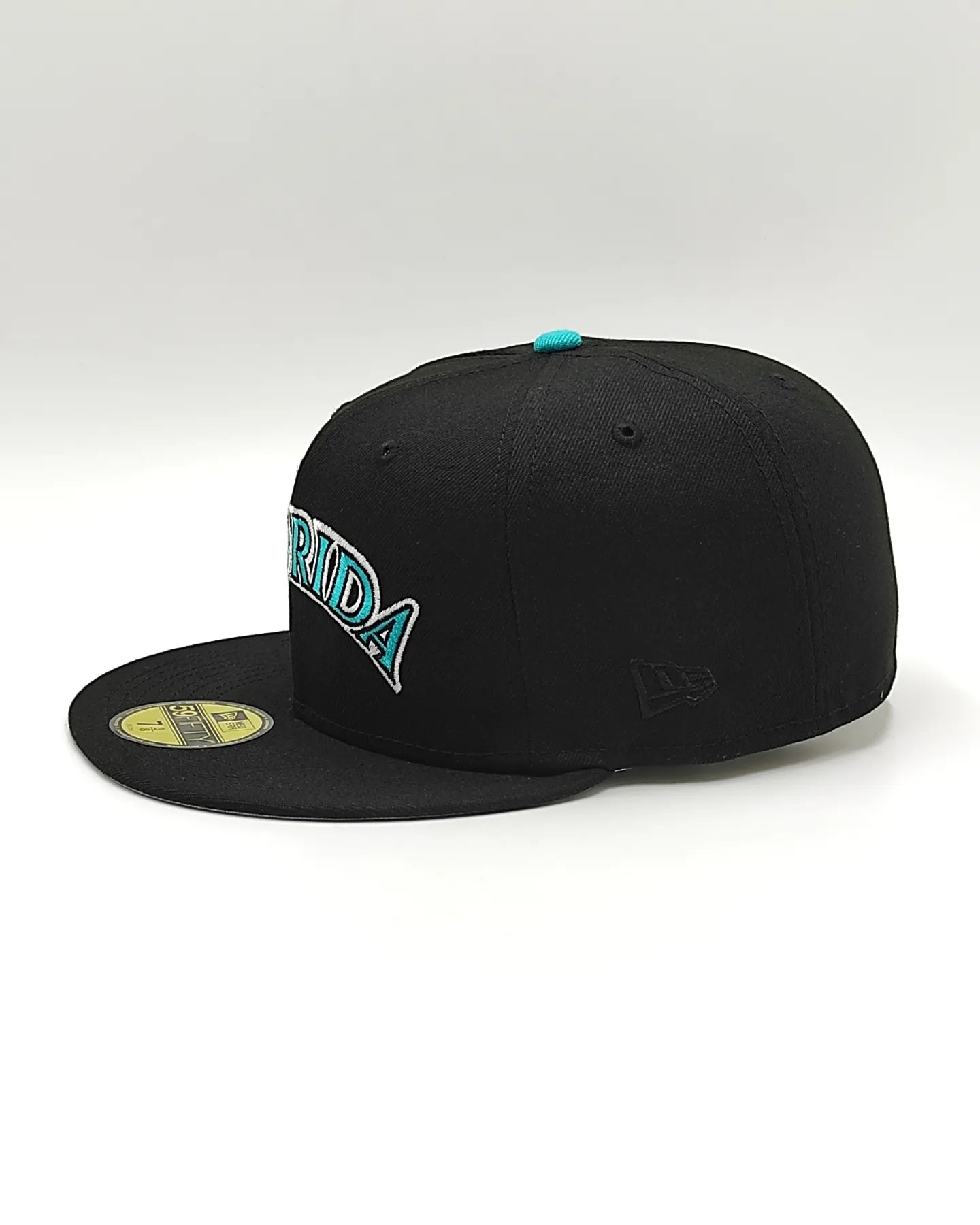 Gorra ajustada 59fifty New Era Florida Marlins año inaugural 1993 edición Prime negra