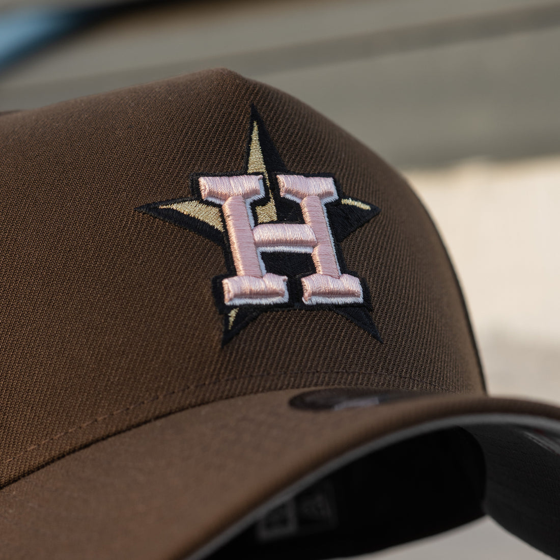 Gorra Houston Astros Mlb Walnut Gray UV / New Era 9Forty A-frame + pin 📌