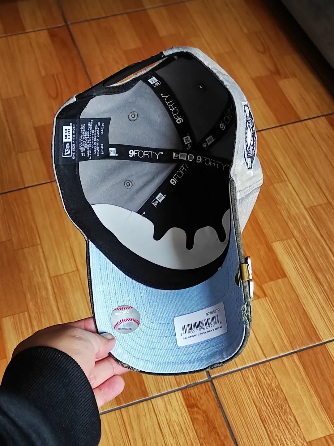 Gorra New Era 9FORTY A-Frame con broche de los New York Yankees
