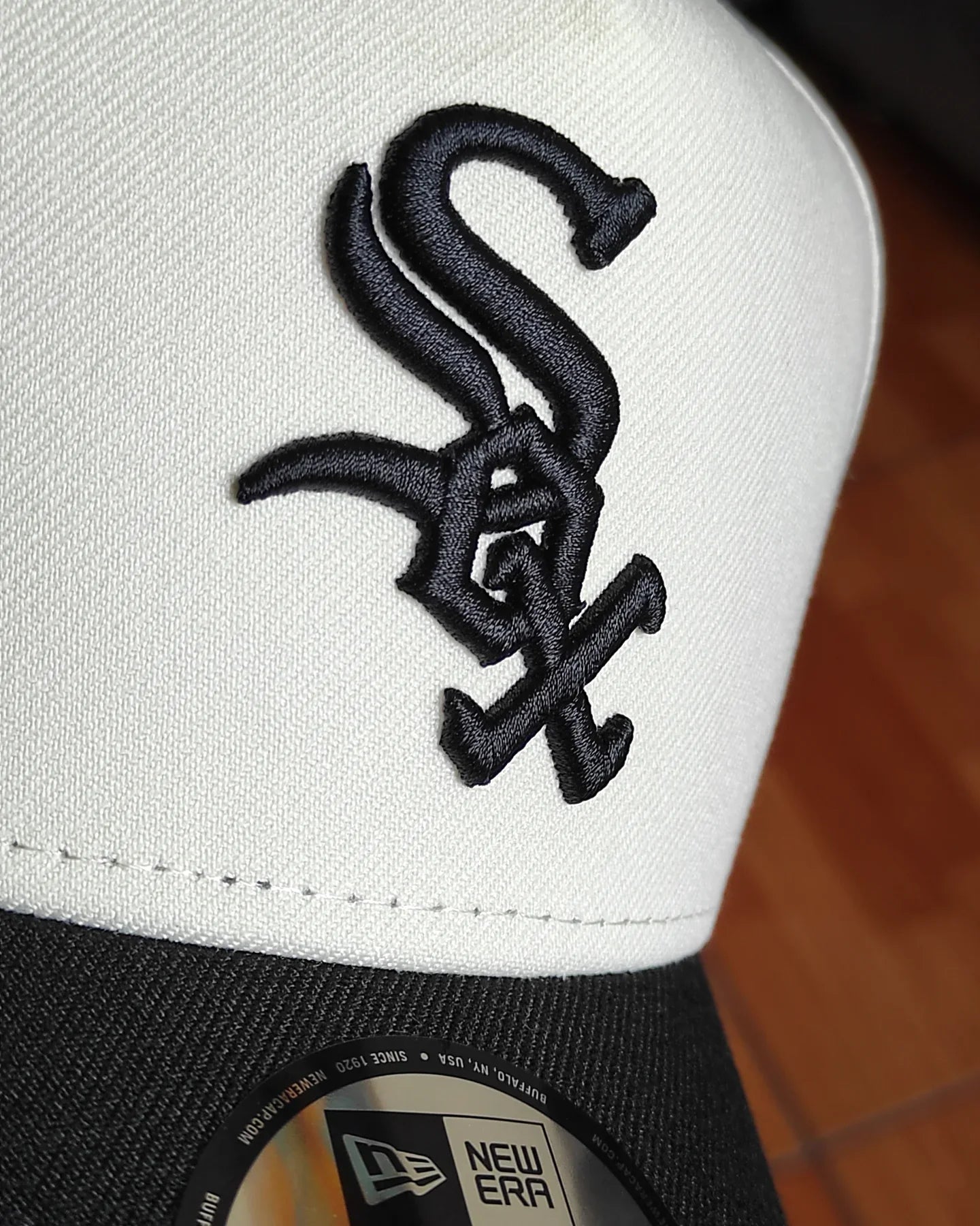 New Era Chicago White Sox Chrome negro 9 FORTY A-FRAME