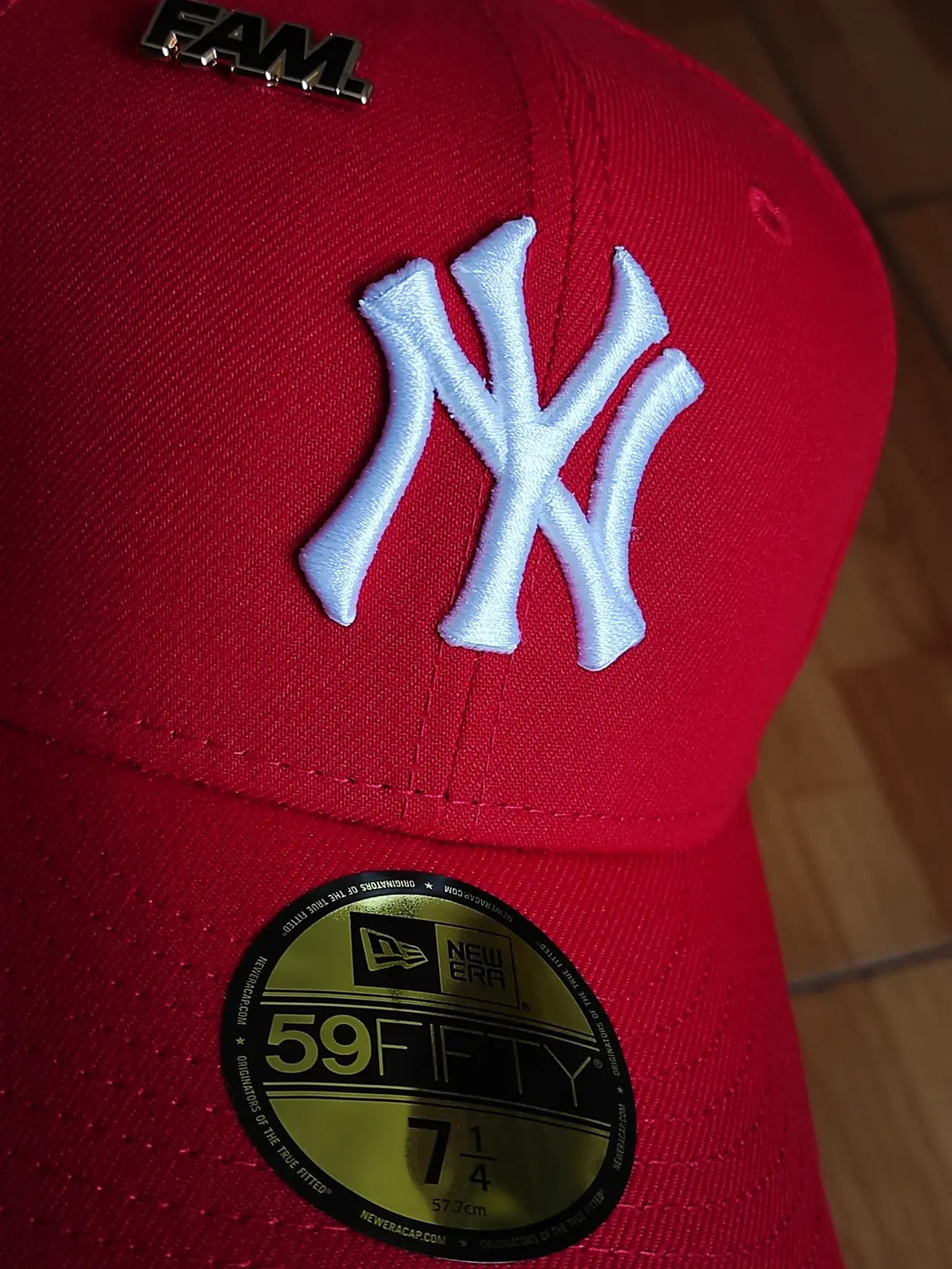 New York yankees mlb red sky blue uv / 59fifty cap