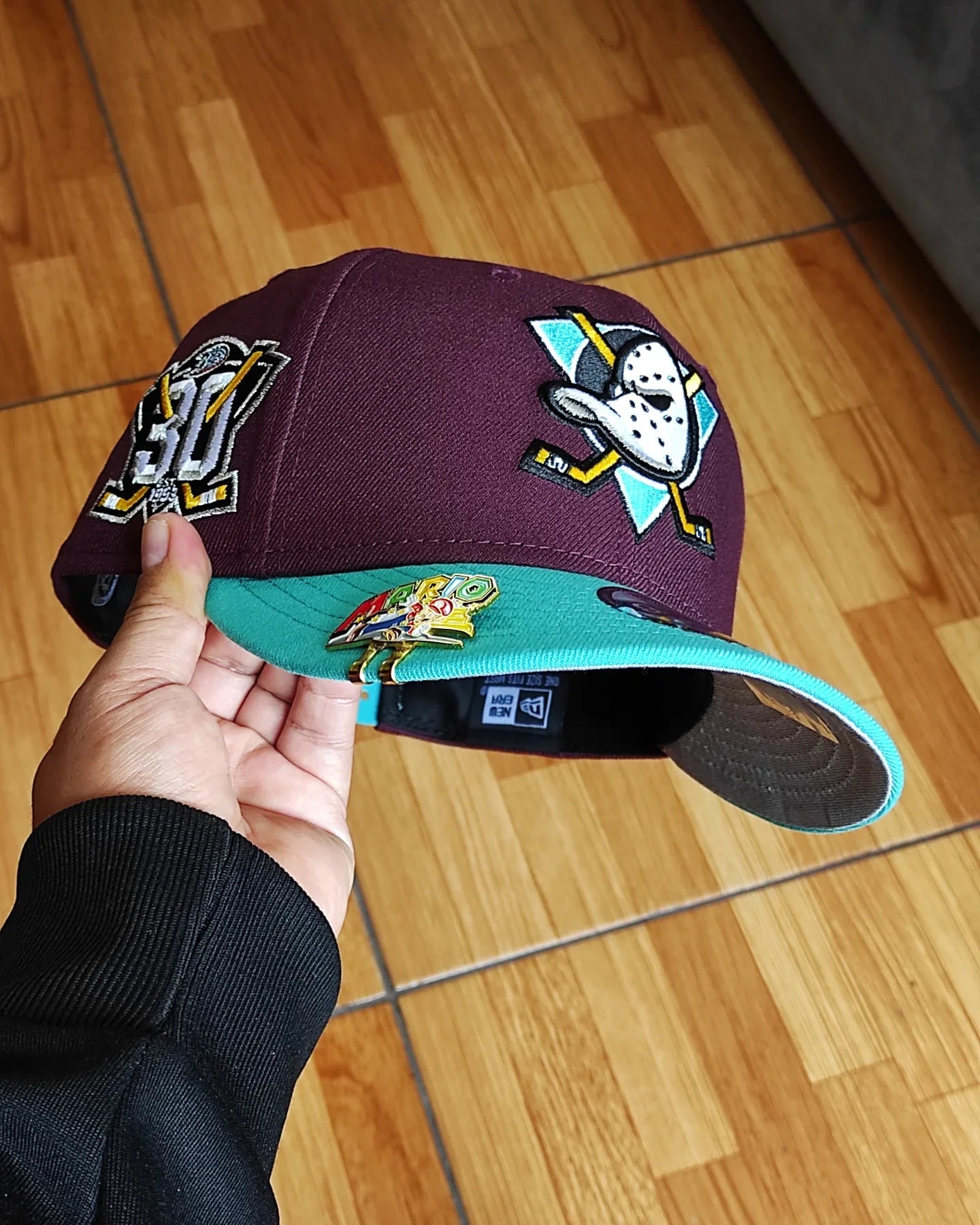Gorra snapback 9fifty 30 aniversario de los Anaheim Ducks de New Era