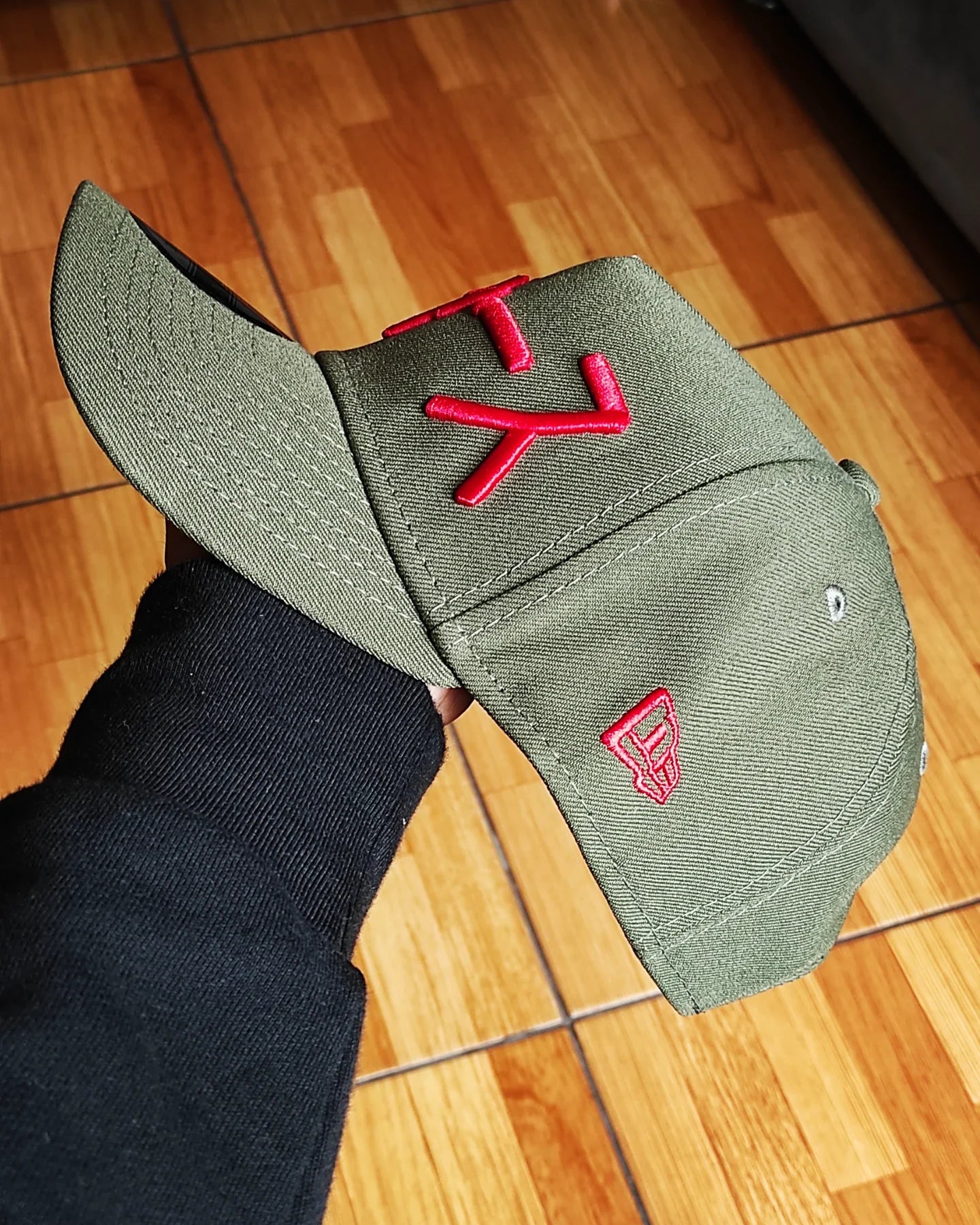 New Era Los Angeles Dodgers OHTANI verde oliva rojo 9FORTY AFRAME