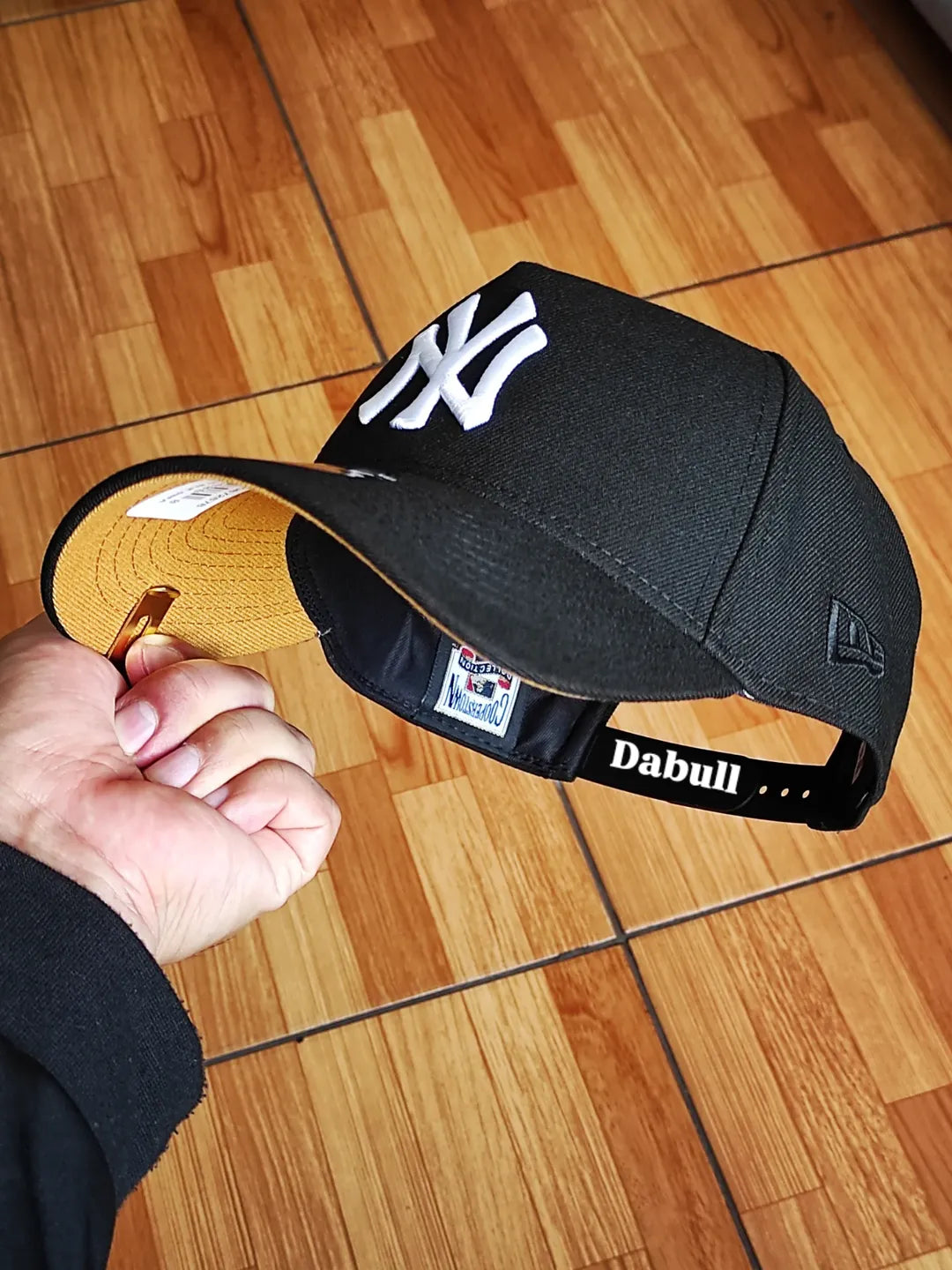 Gorra ajustable 9forty AFRAME New York Yankees negra Serie Mundial 2009