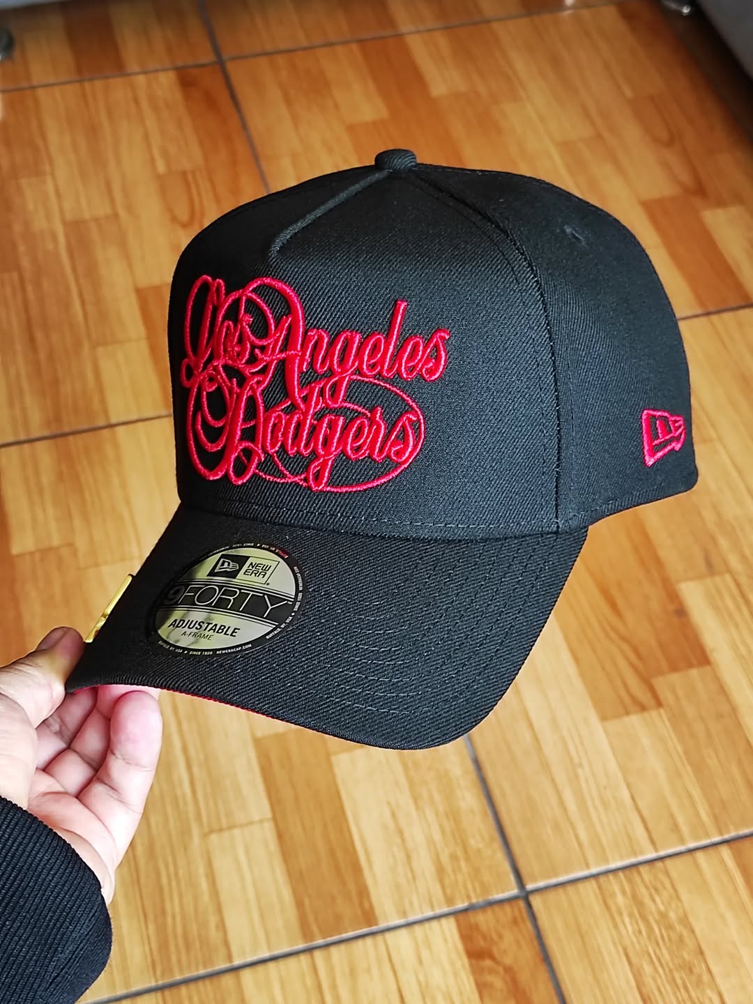 Gorra New Era Los Angeles Dodgers rose script 9Forty A Frame Snapback