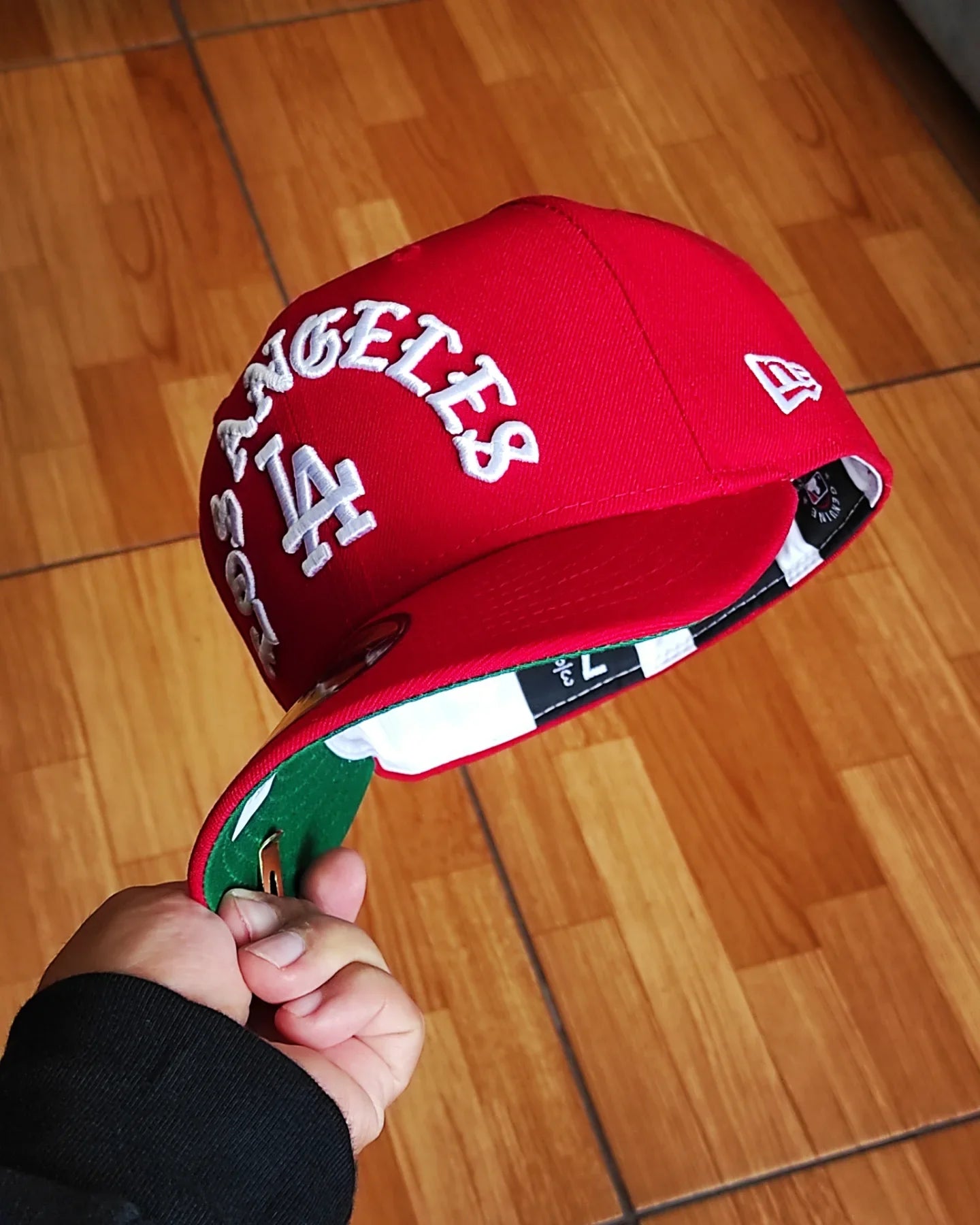 Gorra ajustada New Era Los Angeles Dodgers Viva Roja edición 59fifty