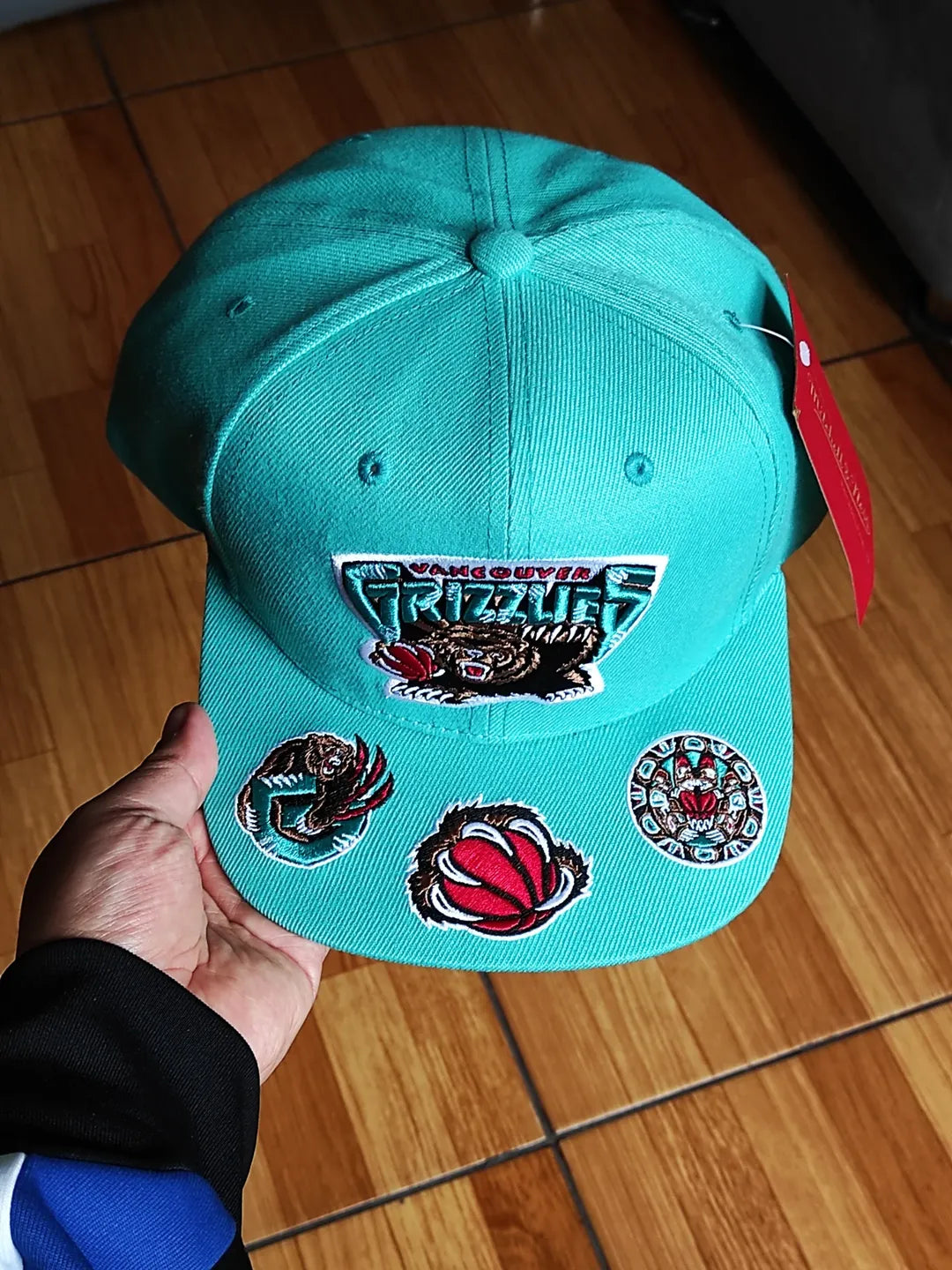 Gorra snapback Vancouver Grizzlies Mitchell & Ness NBA FRONT LOADED