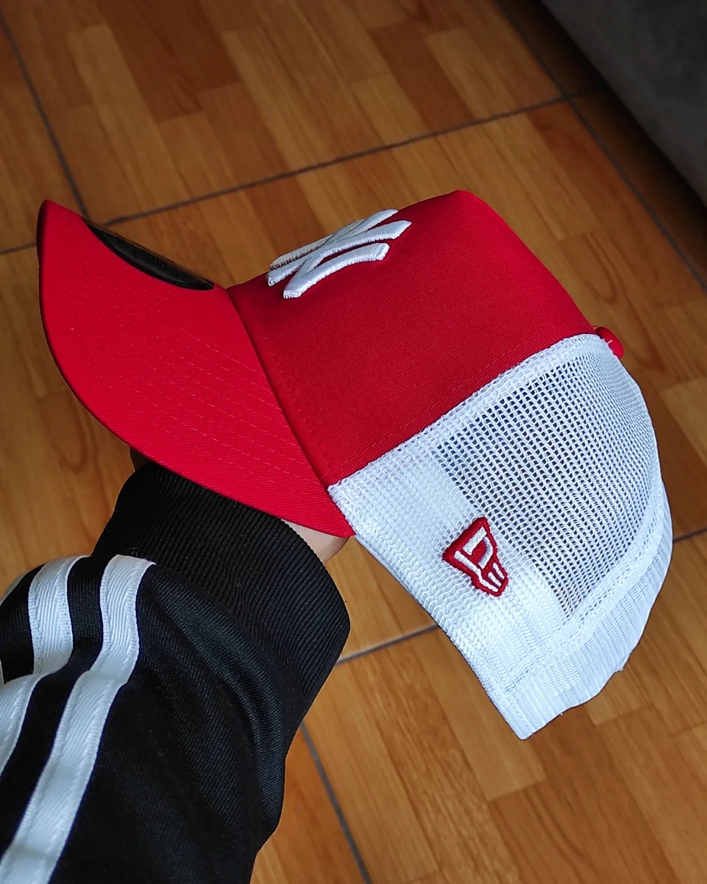New Era Los New York Yankees Roja y Blanca Trucker a-frame
