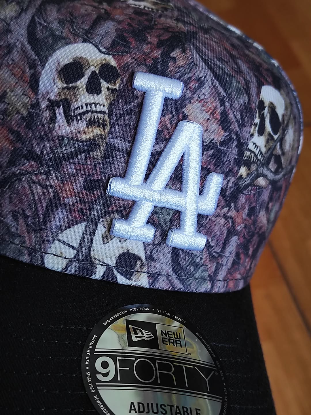 Gorra New Era Los Angeles Dodgers SKULL ☠️ 9FORTY A-FRAME