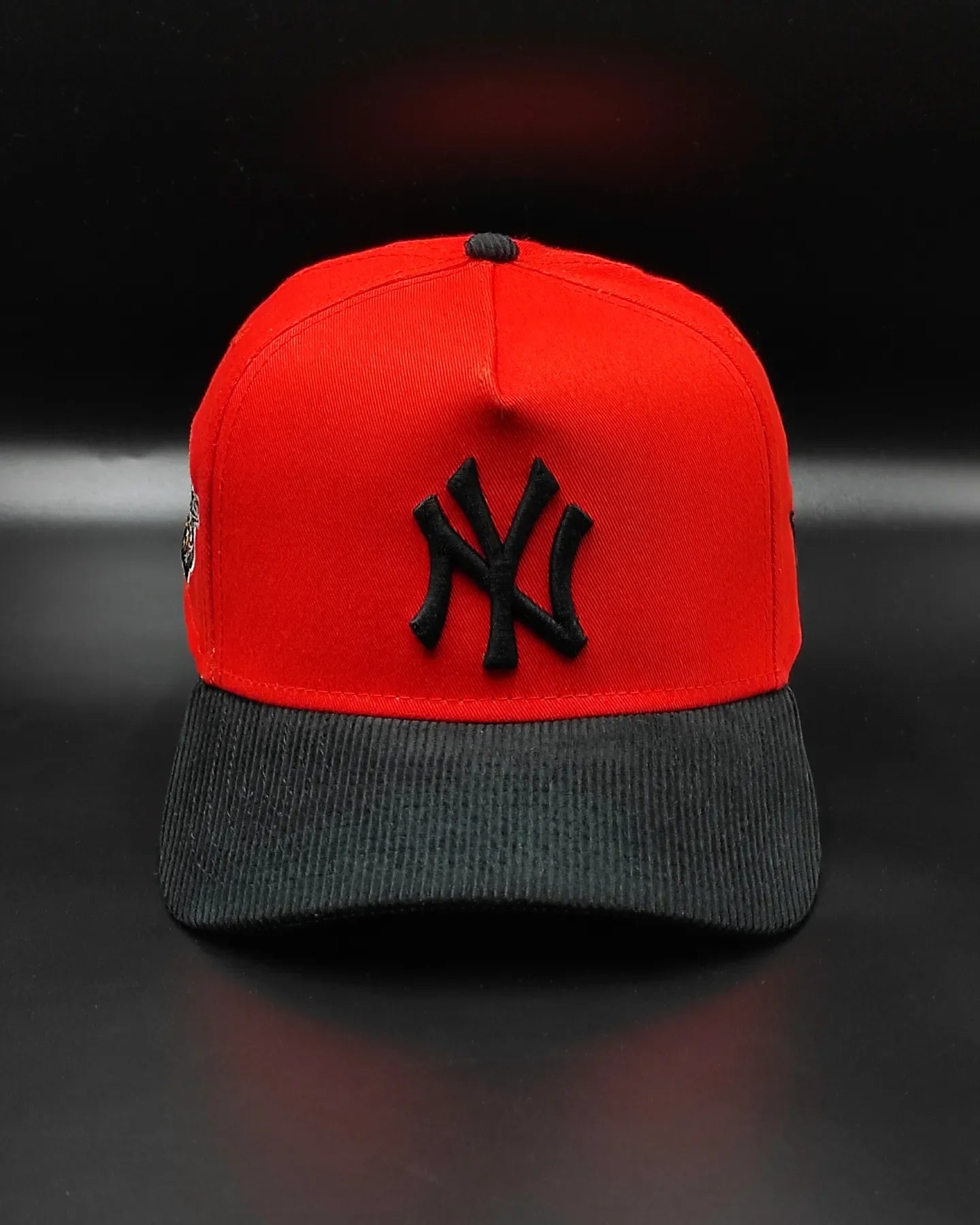 New Era New York Yankees naranja/negro🎃 Gorra Snapback aframe de pana 9forty