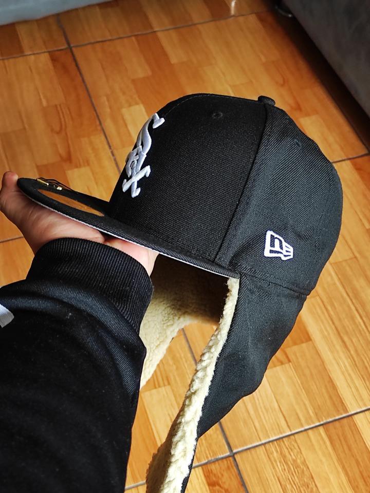 Chicago White Sox 05 WS Dogear New Era 59Fifty Fitted - Negro, Blanco, Gris