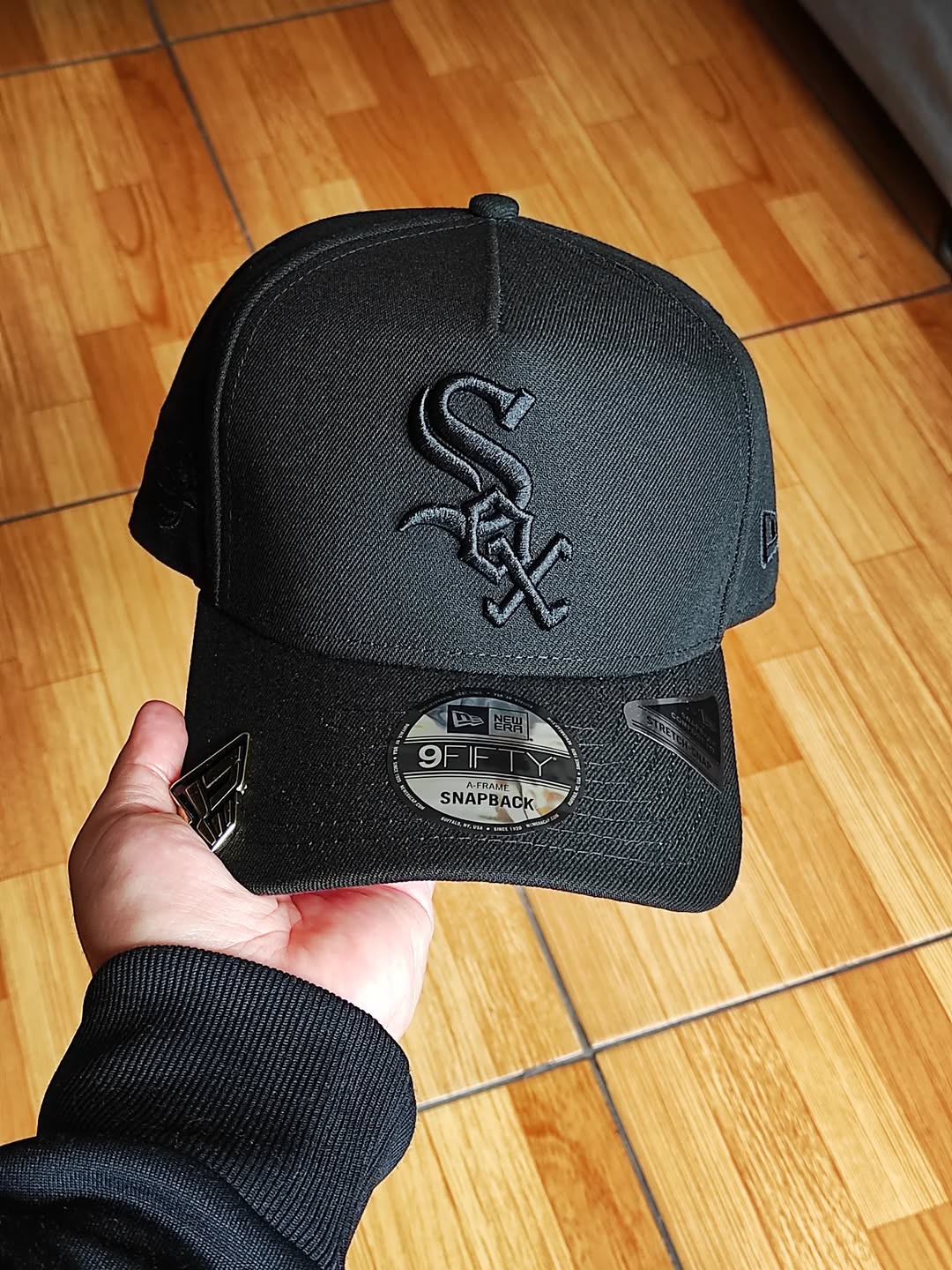 Gorra New Era Chicago White Sox World Series negra y roja 9FIFTY SNAPBACK