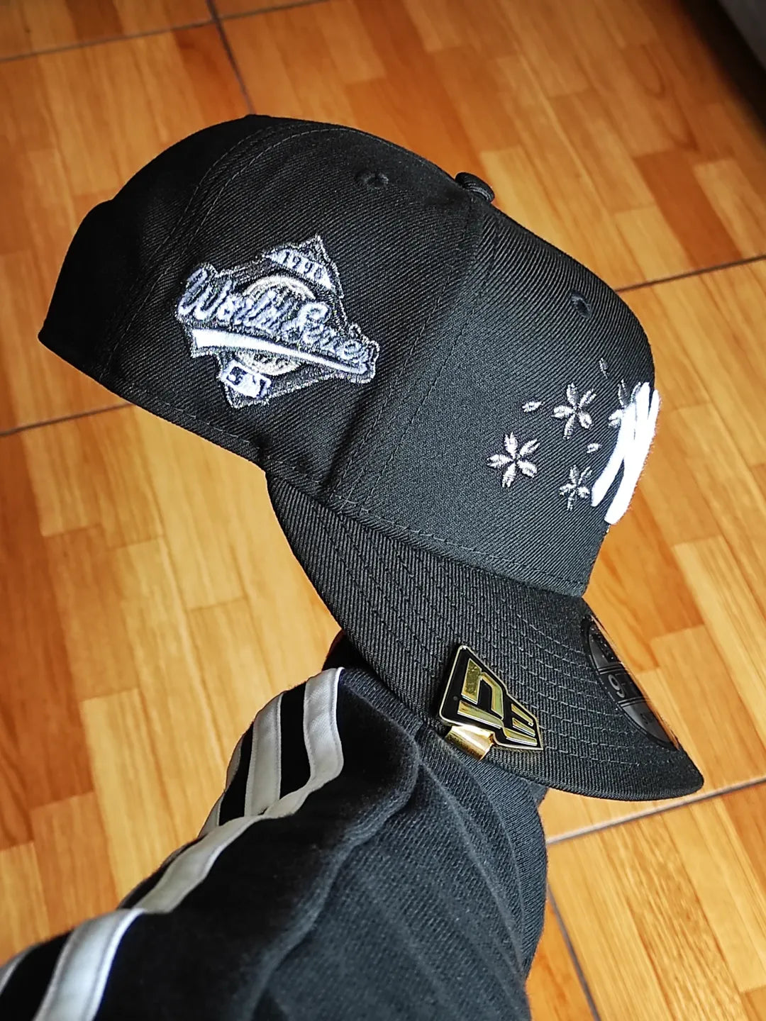 Gorra New Era New York Yankees World Series cerezo en flor negra 9fifty Snapback