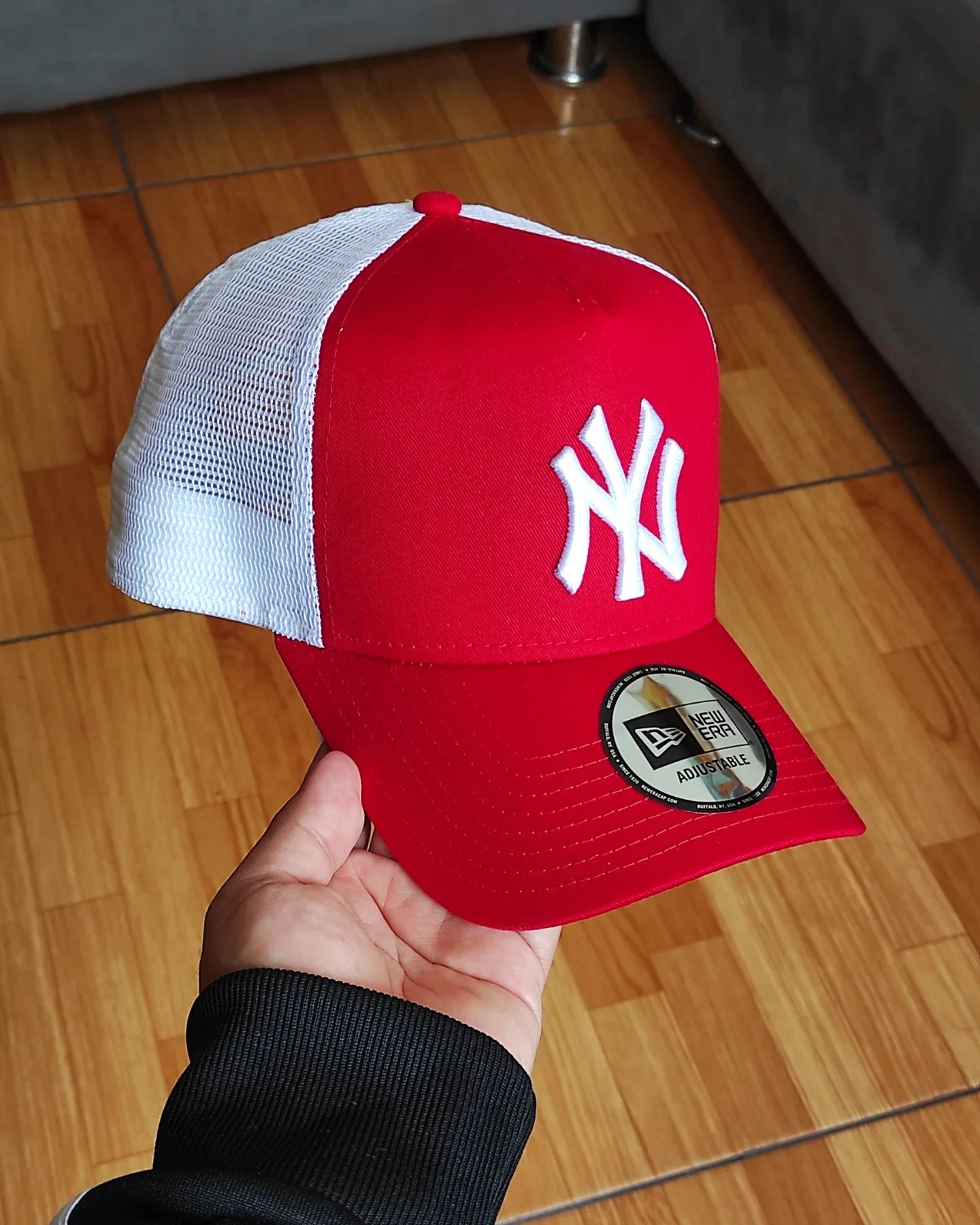 New Era Los New York Yankees Roja y Blanca Trucker a-frame