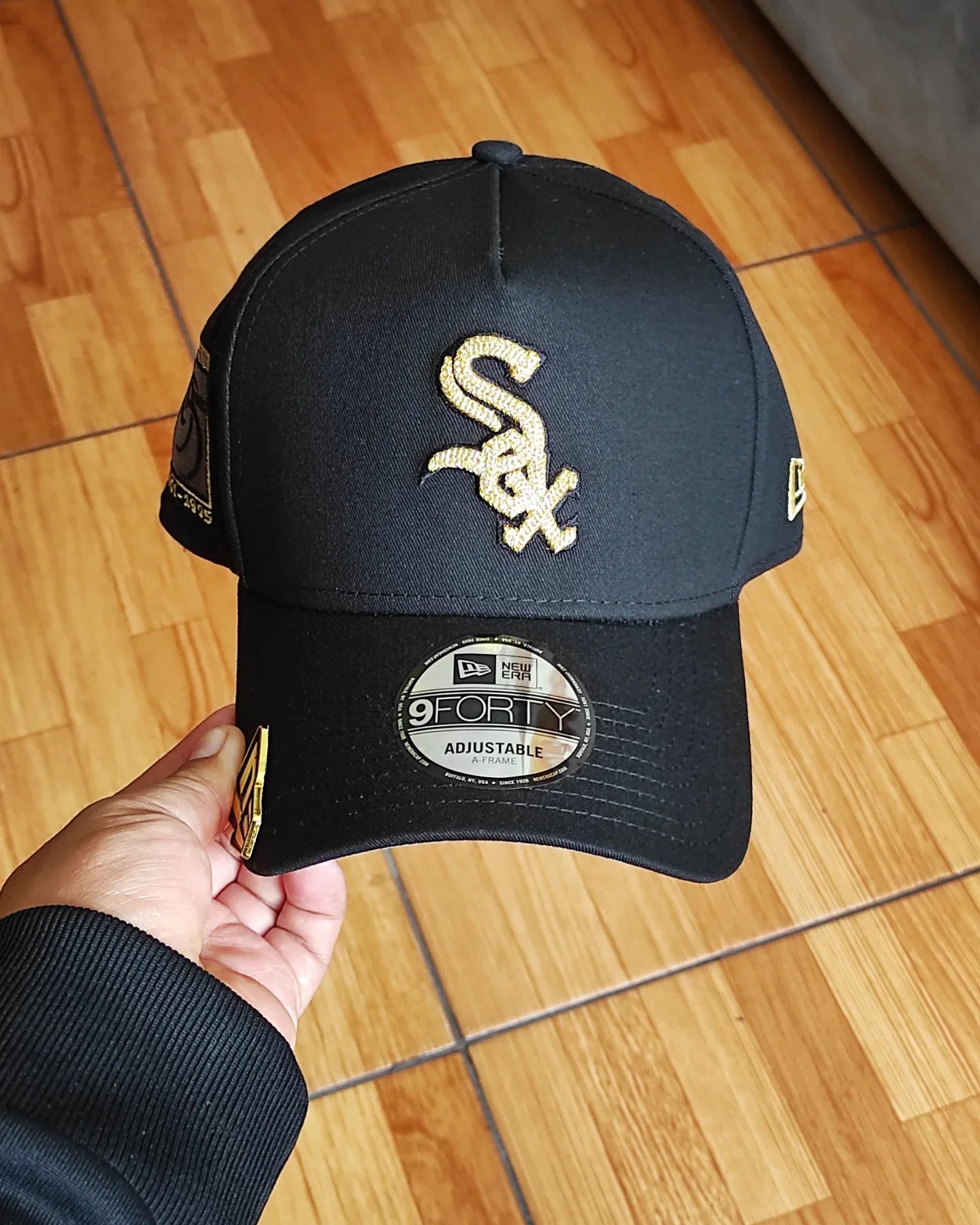 New Era White Sox ✨negro lujo 9FORTY A-FRAME